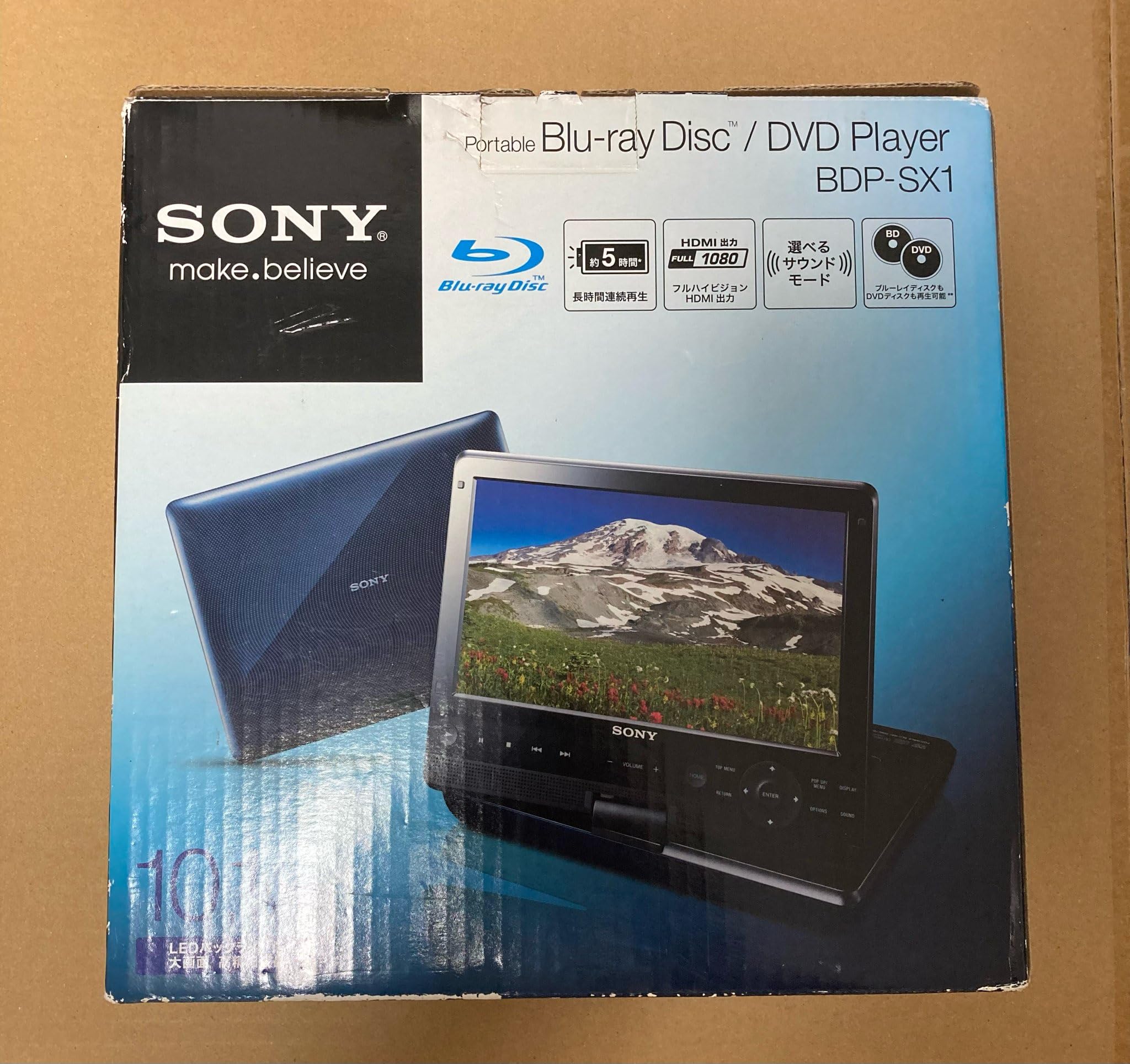 Amazon.co.jp: SONY ポータブルブルーレイディスク/DVDプレーヤー BDP