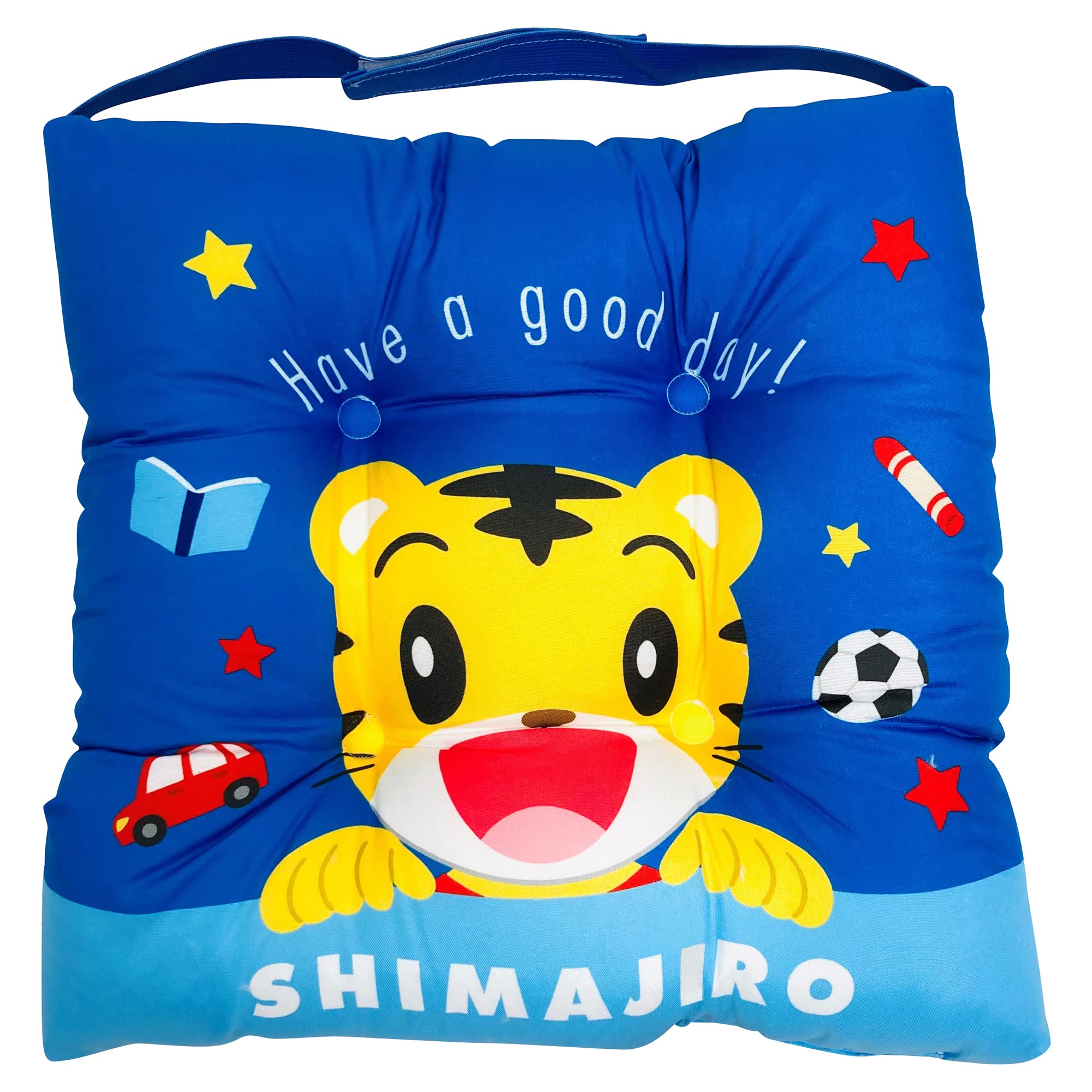 Amazon.co.jp: MORIPiLO こどもちゃれんじ 子供 座布団 (しまじろう