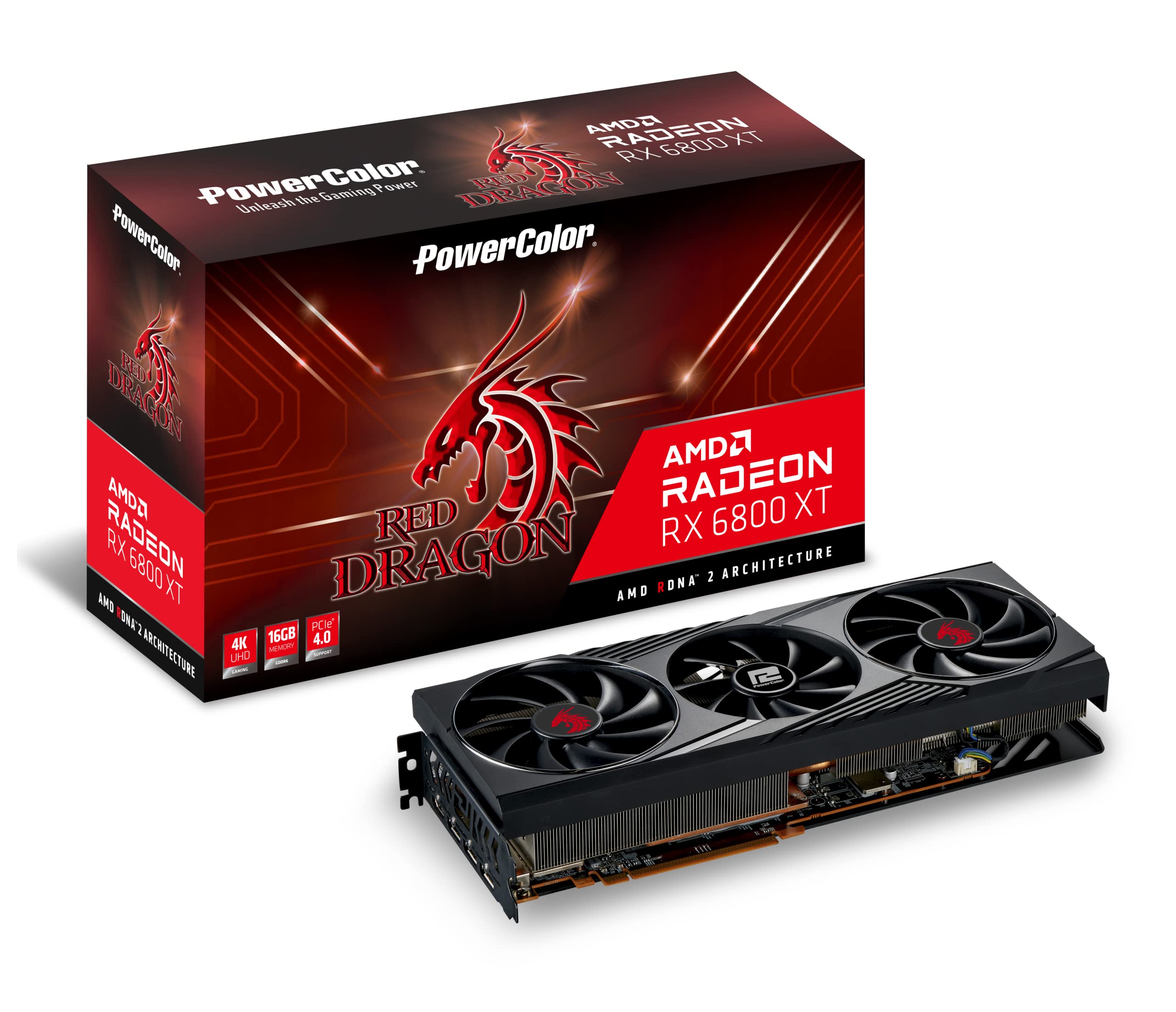 Amazon.com: PowerColor Red Dragon AMD Radeon™ RX 6800 XT Gaming