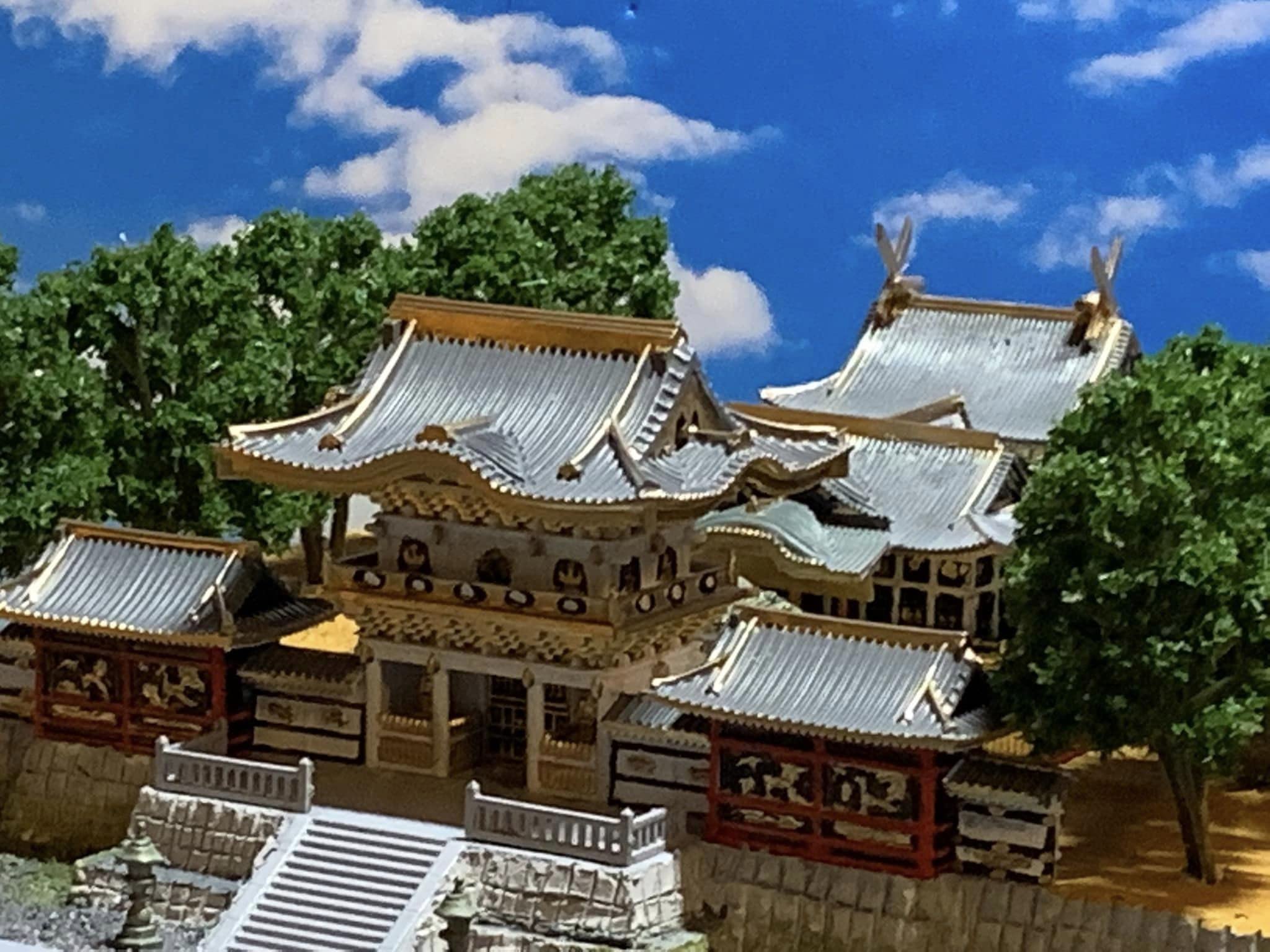 Amazon | [完成品］日光東照宮 本殿・陽明門 ケース付き ミニ24サイズ