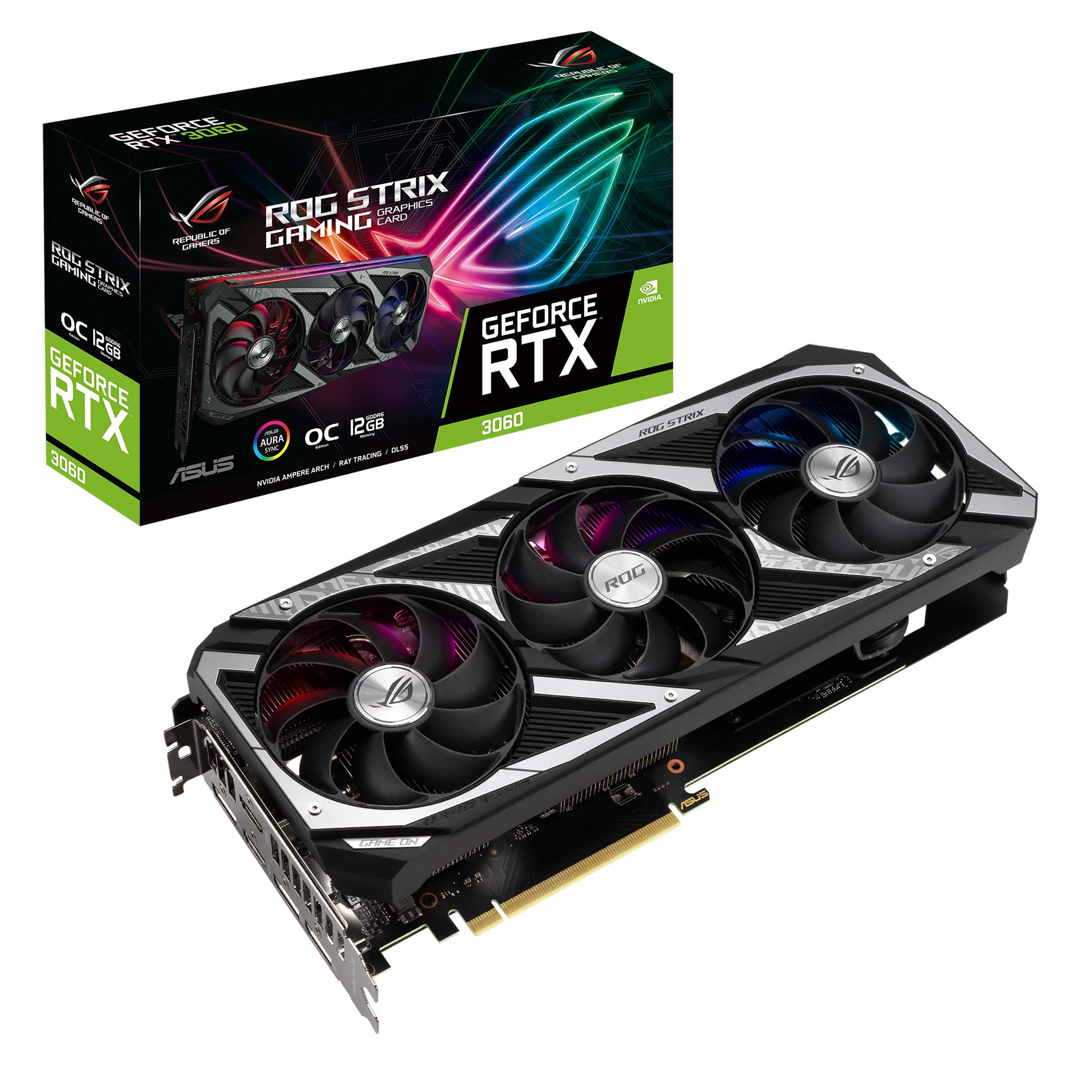 Amazon.com: ASUS ROG Strix NVIDIA GeForce RTX 3060 OC Edition