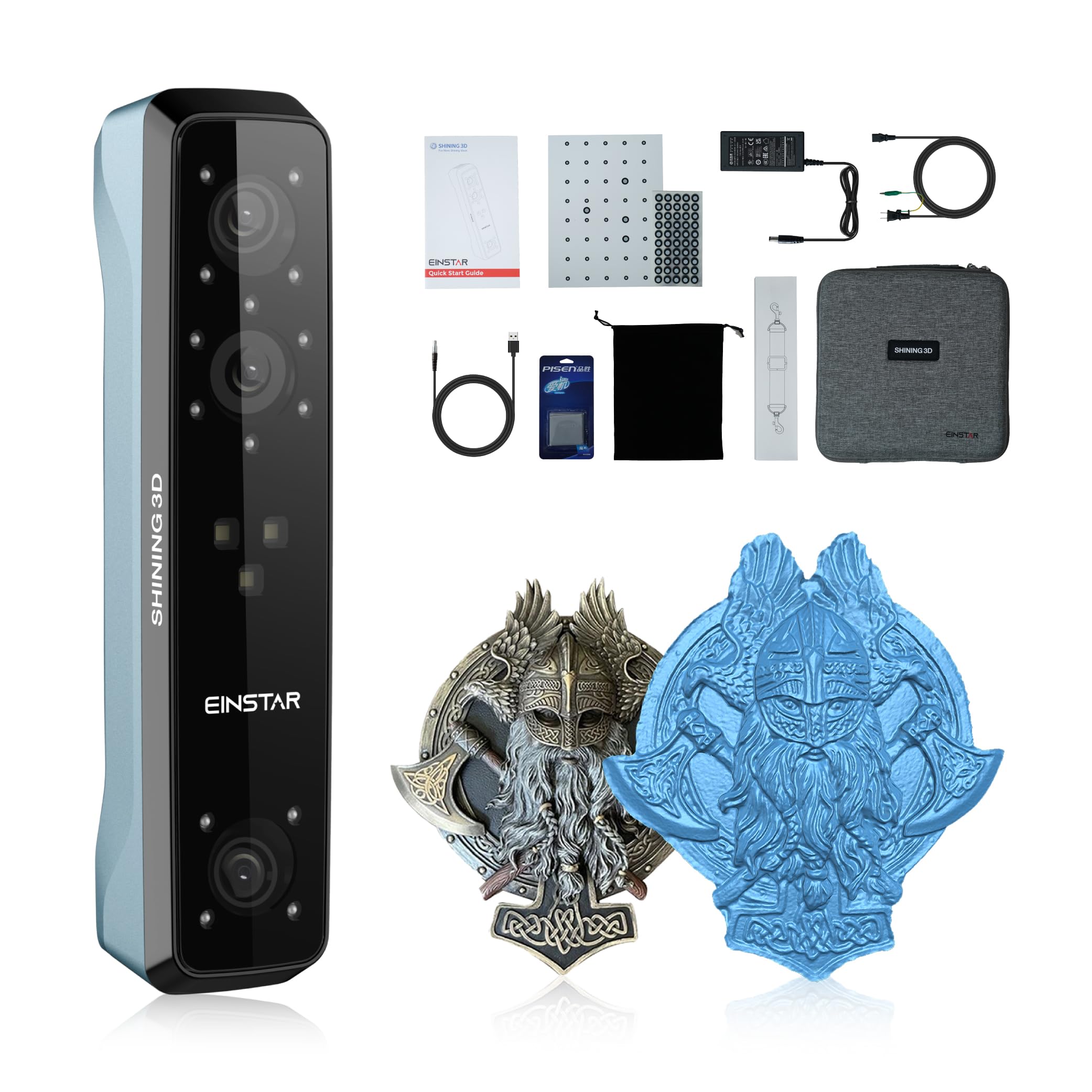 Amazon.co.jp: SHINING 3D Einstar 3Dスキャナー ハンディ3Dスキャナ