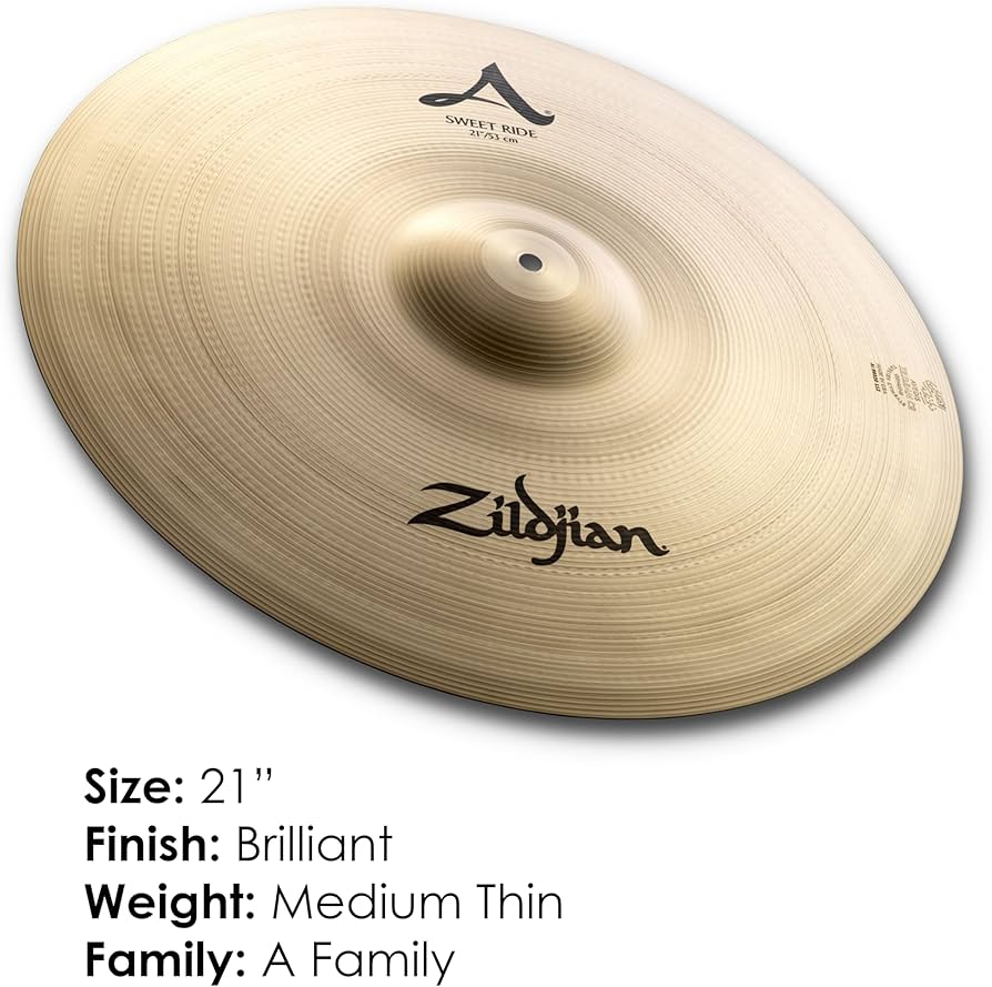Amazon.com: Avedis Zildjian Company A Series Sweet Ride Cymbal