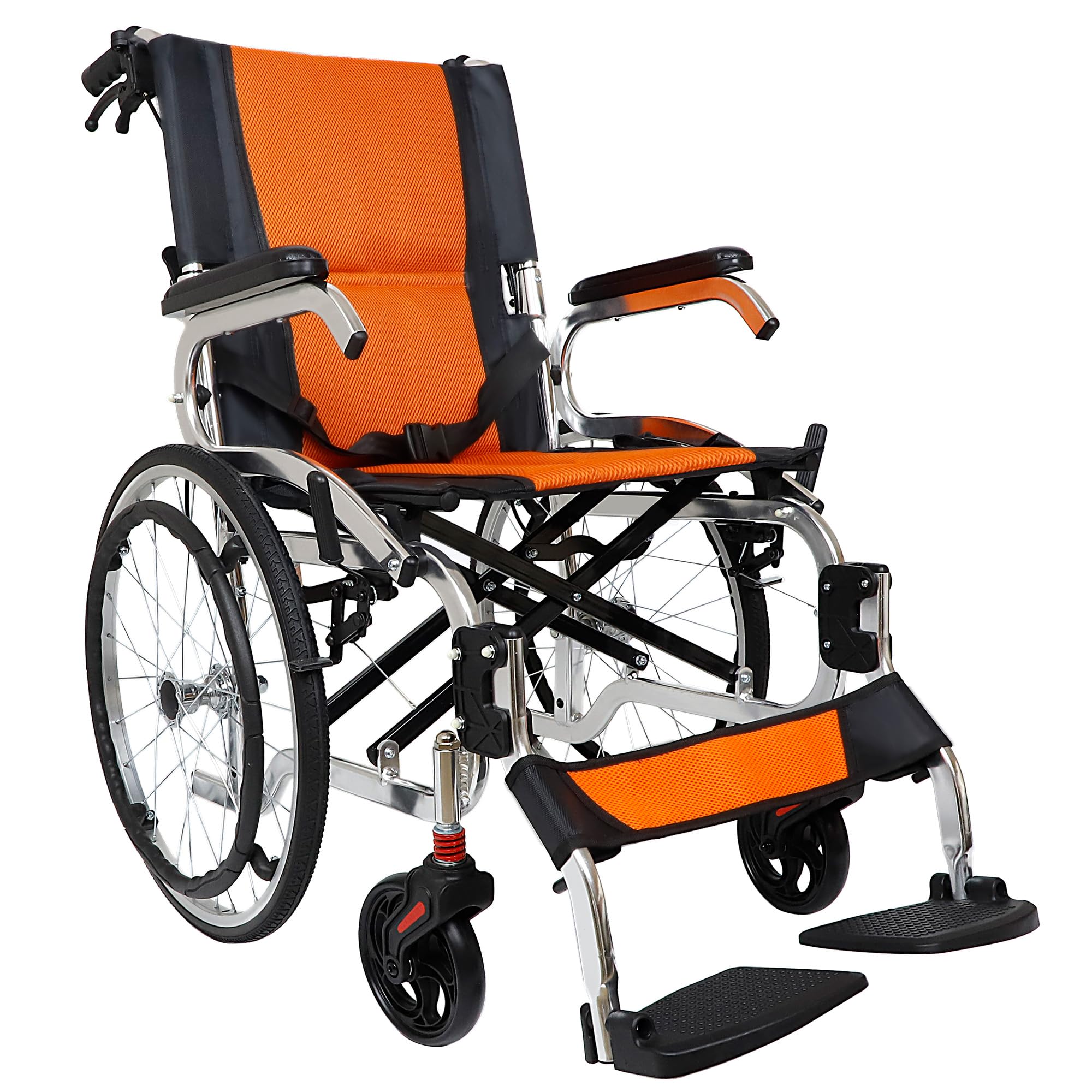 Amazon | Miugoo 車椅子 車いす 自走用車いす 介助&自走兼用 車椅子