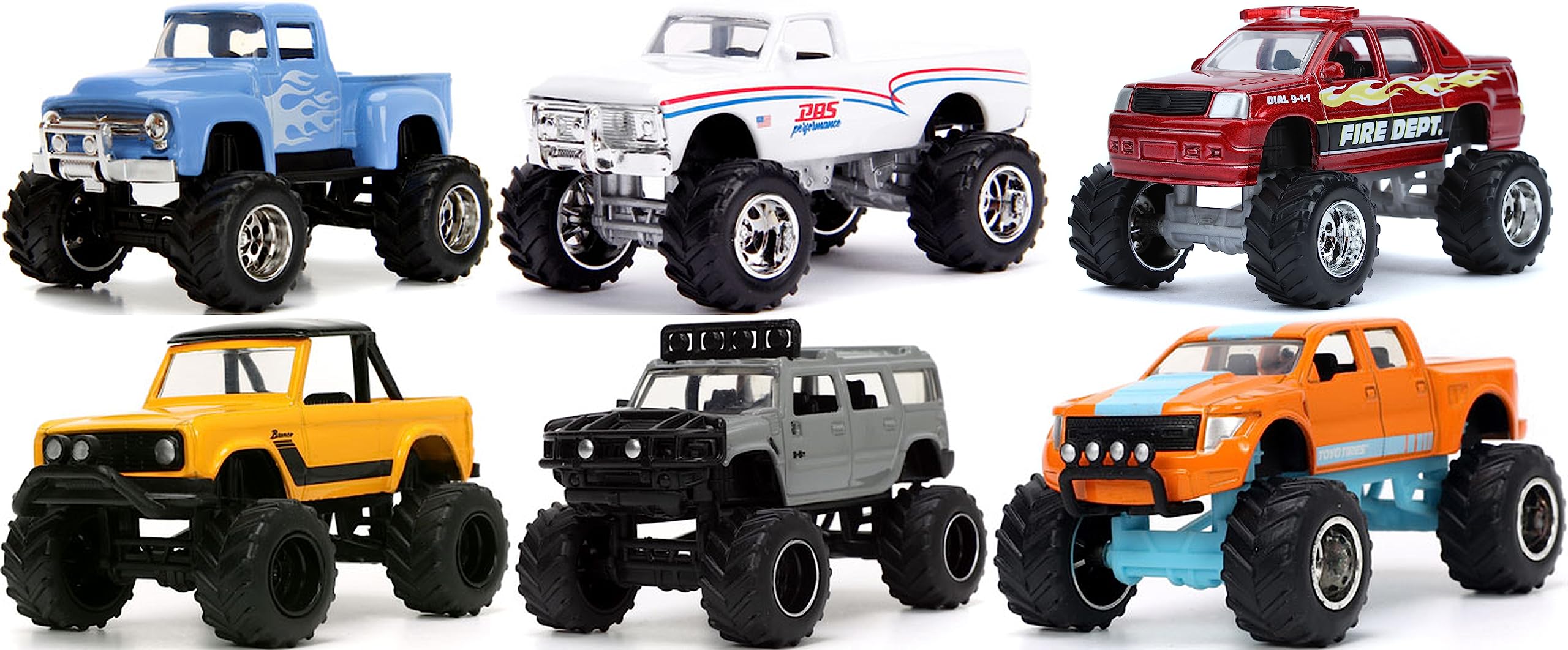 Amazon | JADA TOYS 1/64 JUST TRUCKS アソート Wave37 6台セット(各1