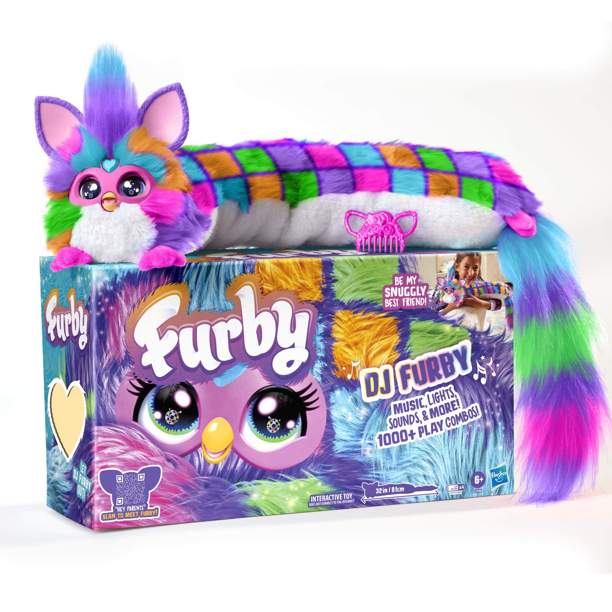 Amazon.com: FURBY DJ Interactive Toy, Neon Star, Snuggly