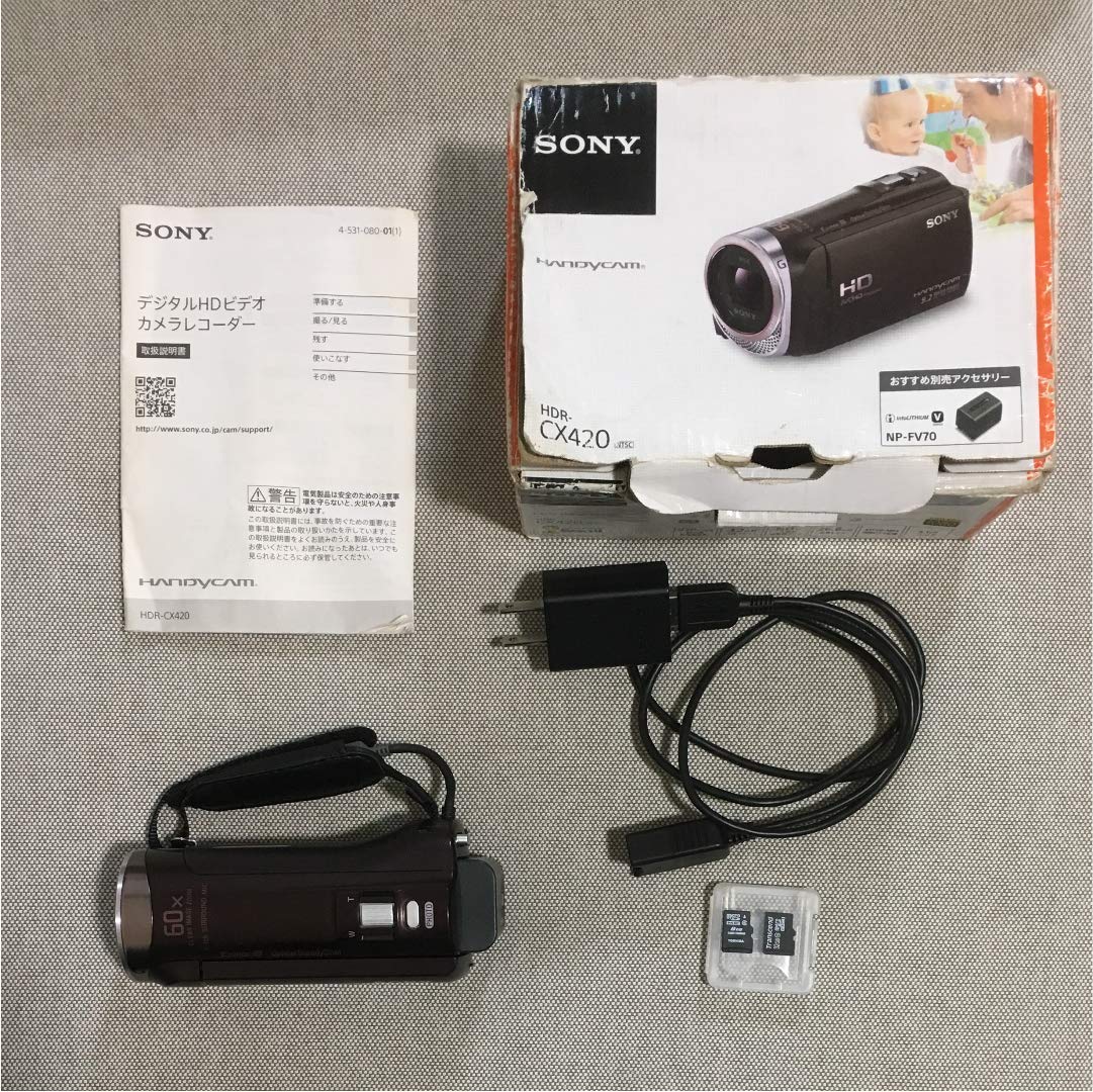 Amazon.co.jp: SONY ビデオカメラ Handycam CX420 内蔵メモリ32GB