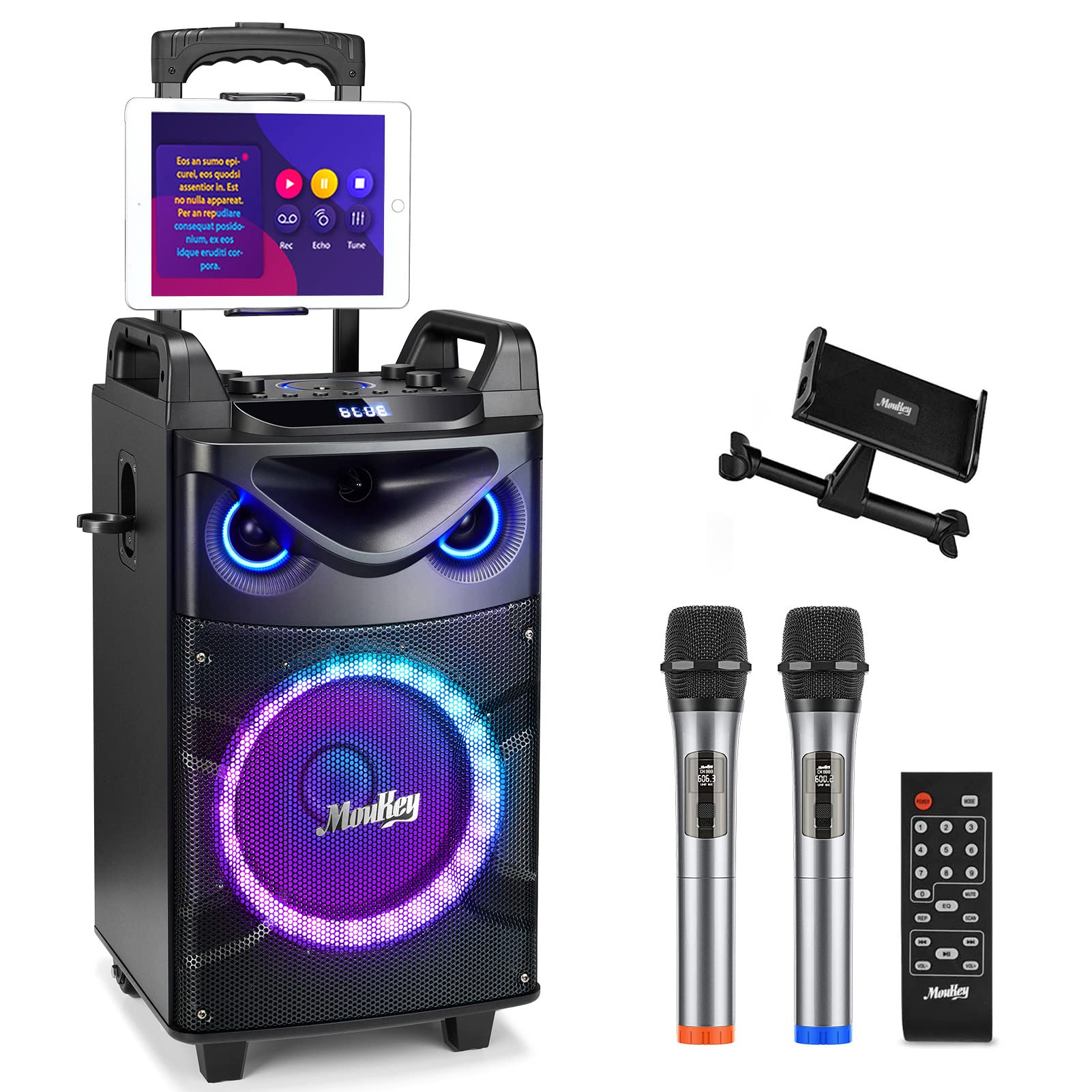 Amazon.co.jp: Moukey ポータブル スピーカー Bluetooth ワイヤレス