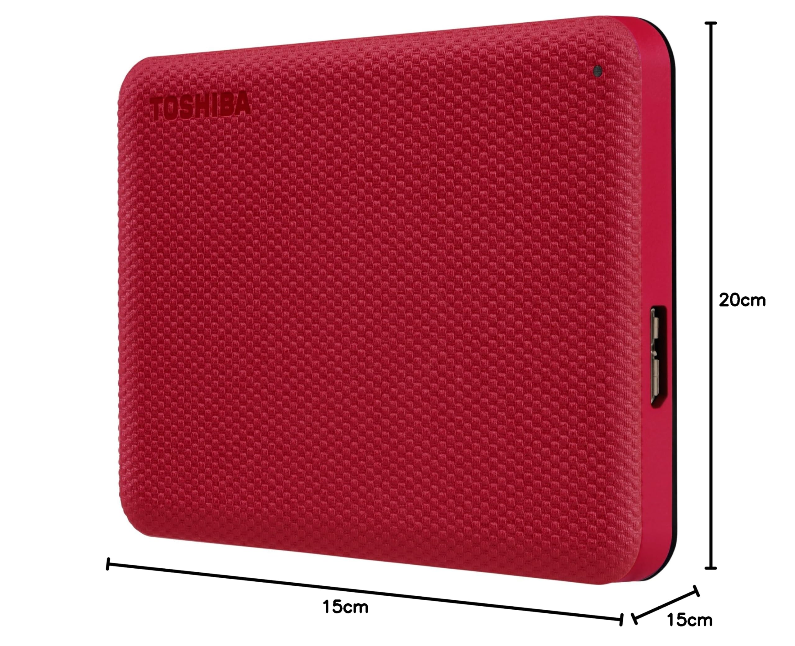 Amazon | CANVIO アドバンス 2TB レッド EXT | 東芝(TOSHIBA) | 外付