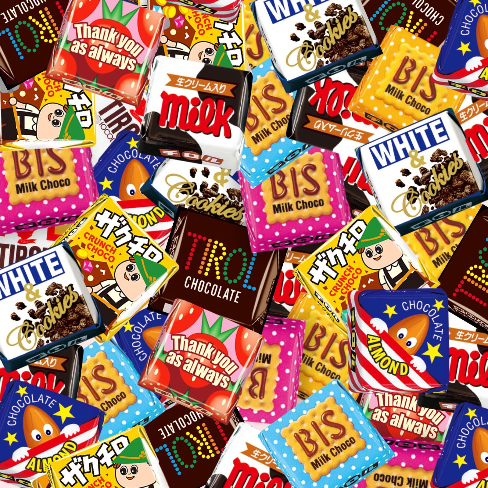 Amazon.co.jp: チロルチョコ バラエティー 84個入り チロル チョコ