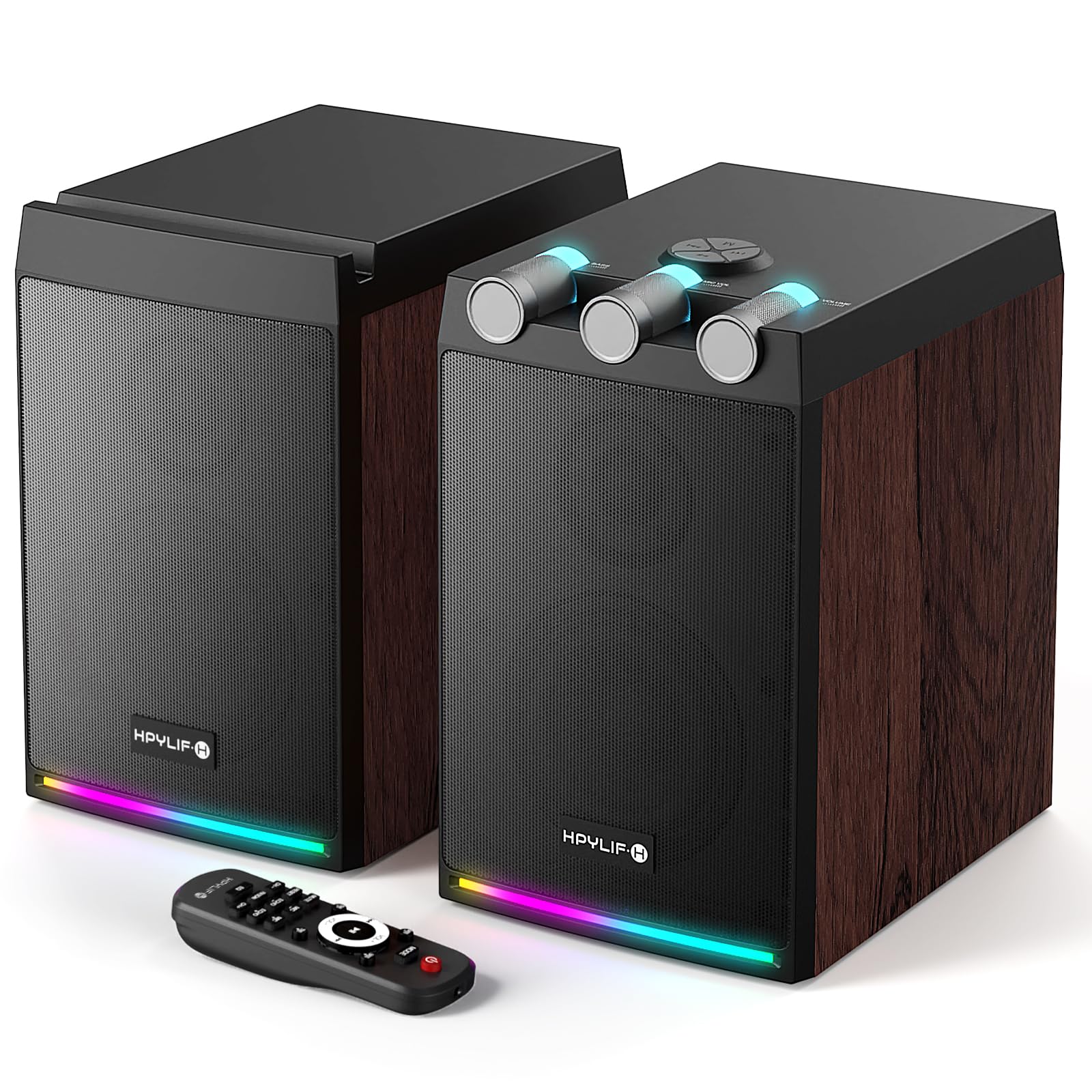 Amazon.co.jp: HPYLIF·H ブックシェルフスピーカー 2ウェ デスクトップ