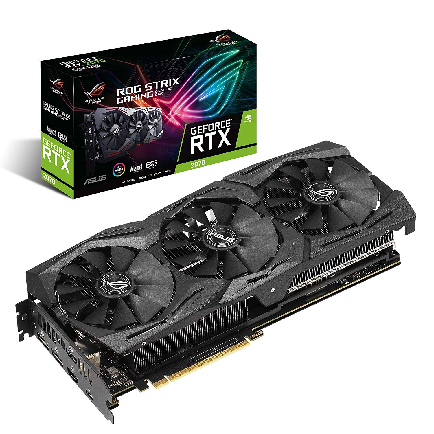 Amazon | ASUS GeForce グラフィックカード RTX 2070 オーバークロック