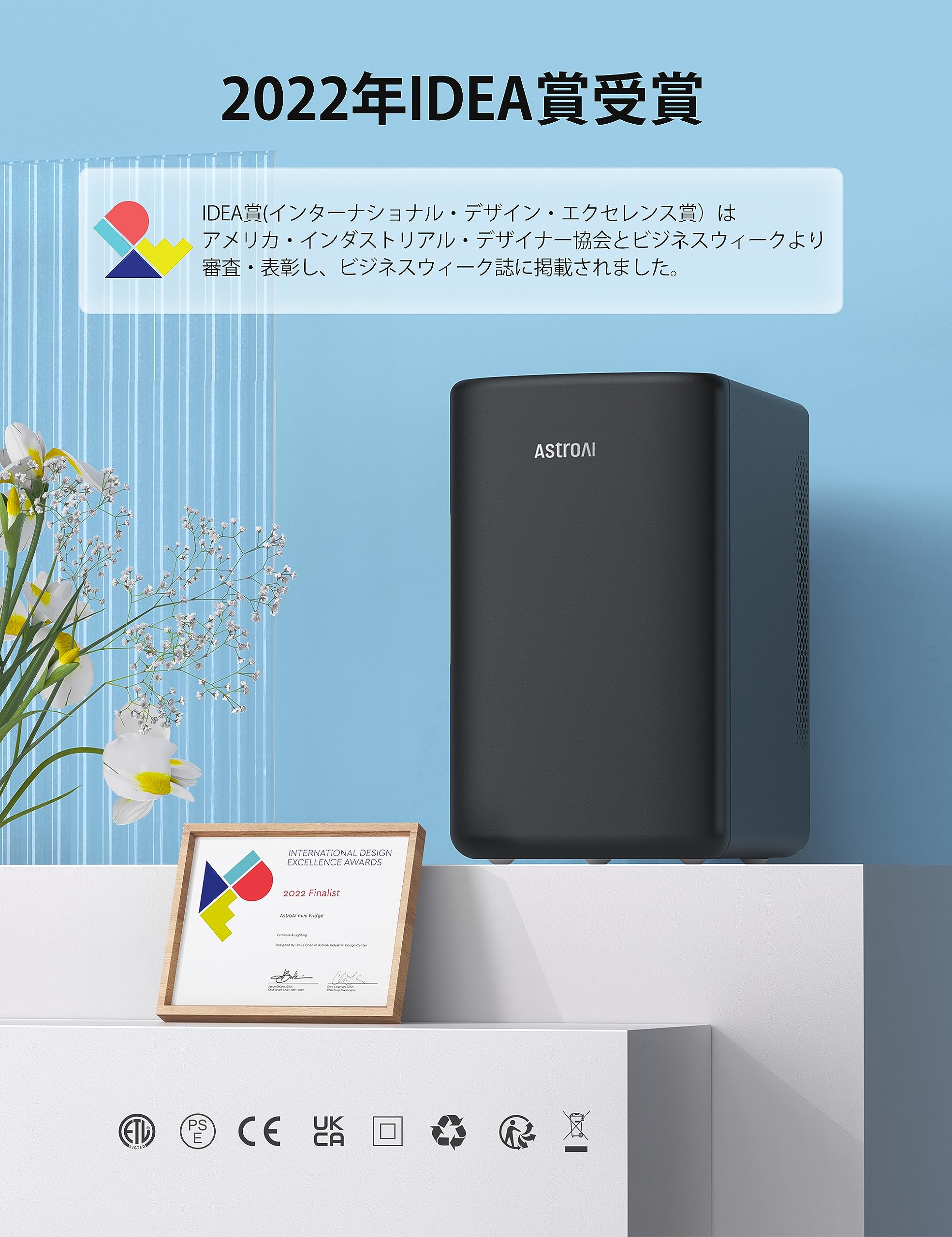 Amazon.co.jp: AstroAI 冷蔵庫 小型 6L ミニ冷蔵庫 小型 保温 冷温庫