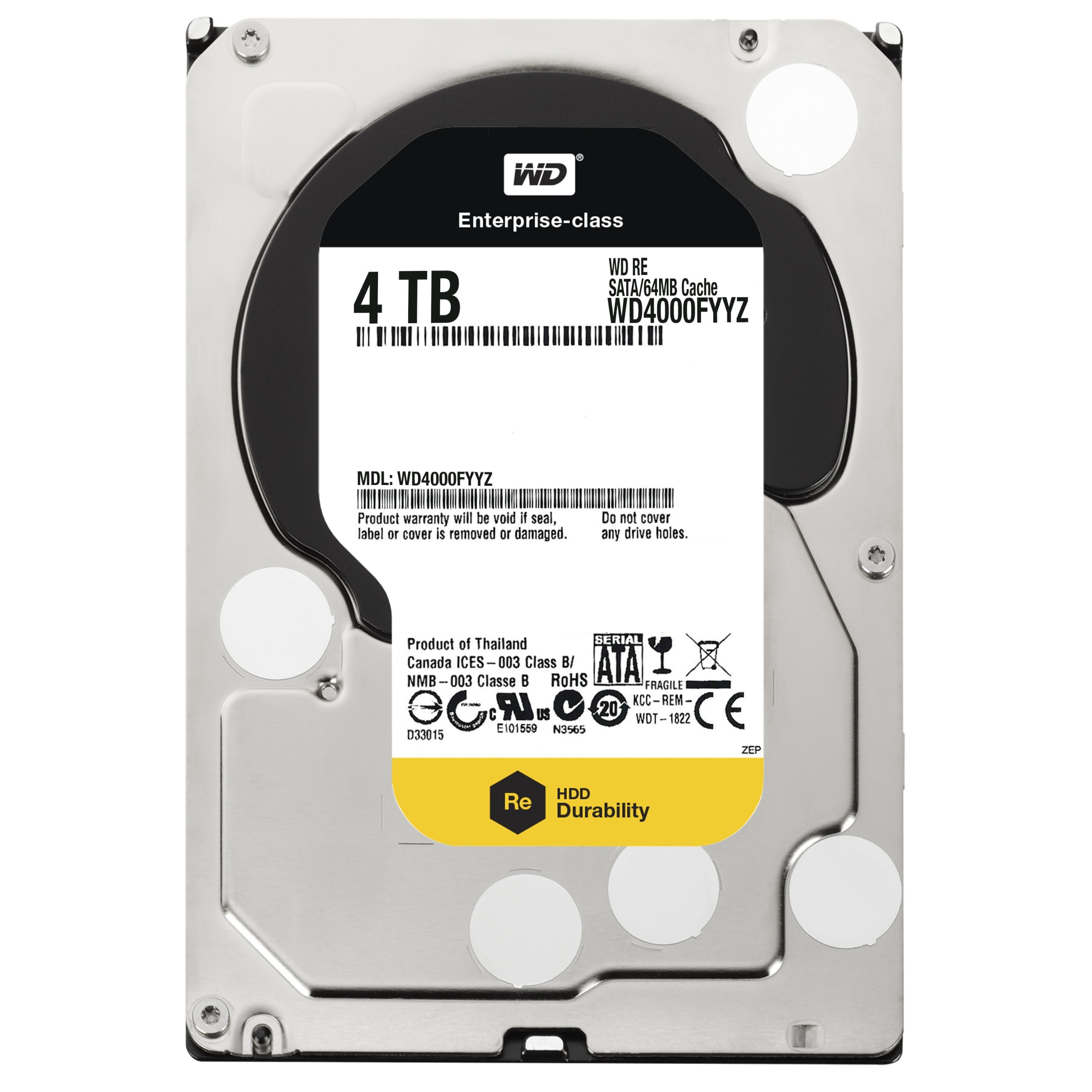 Amazon.com: WD 4TB 3.5 Inch SATA III, 7200 RPM, 64 MB Cache