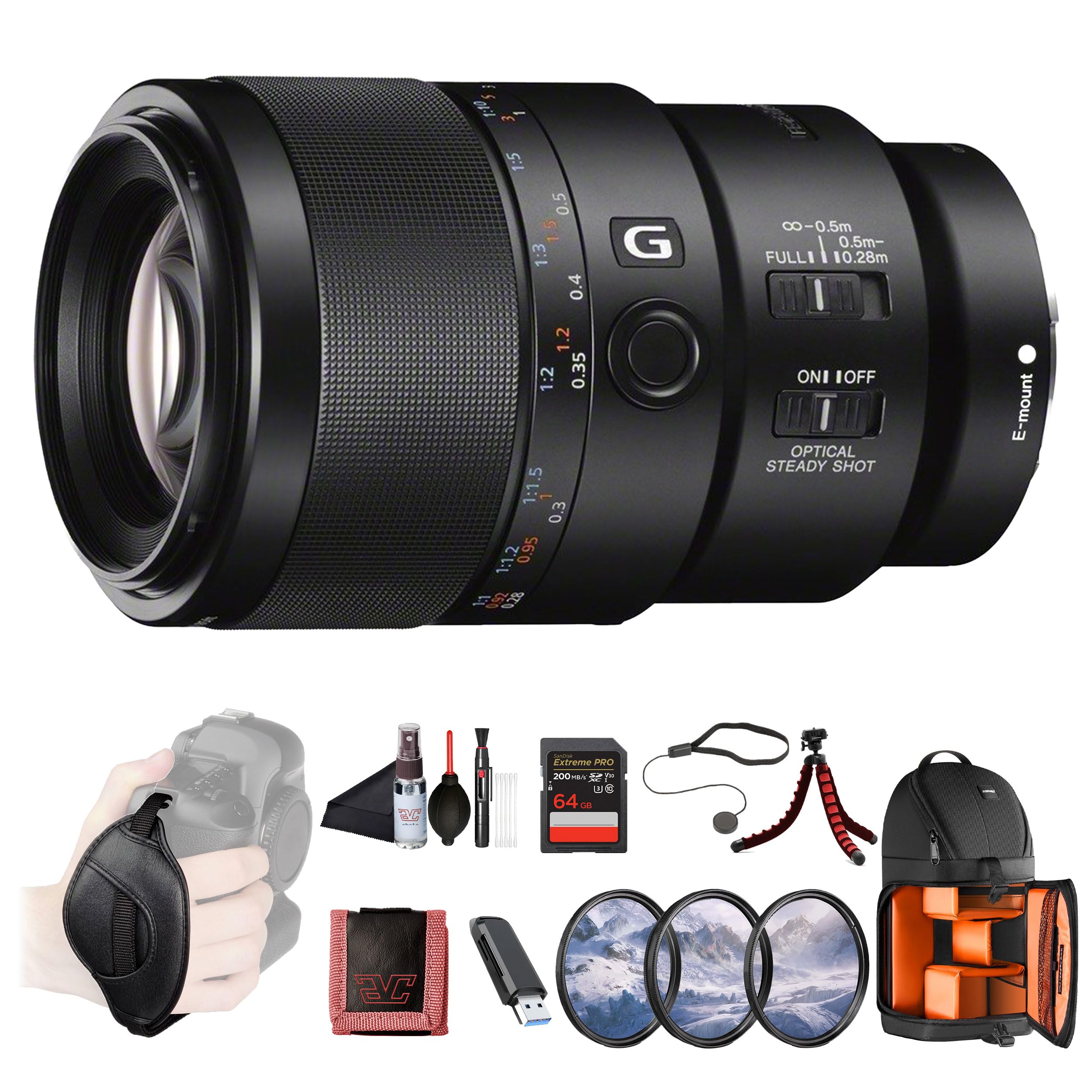 Amazon.com : Sony FE 90mm F2.8 Macro G OSS Lens (SEL90M28G) – Full