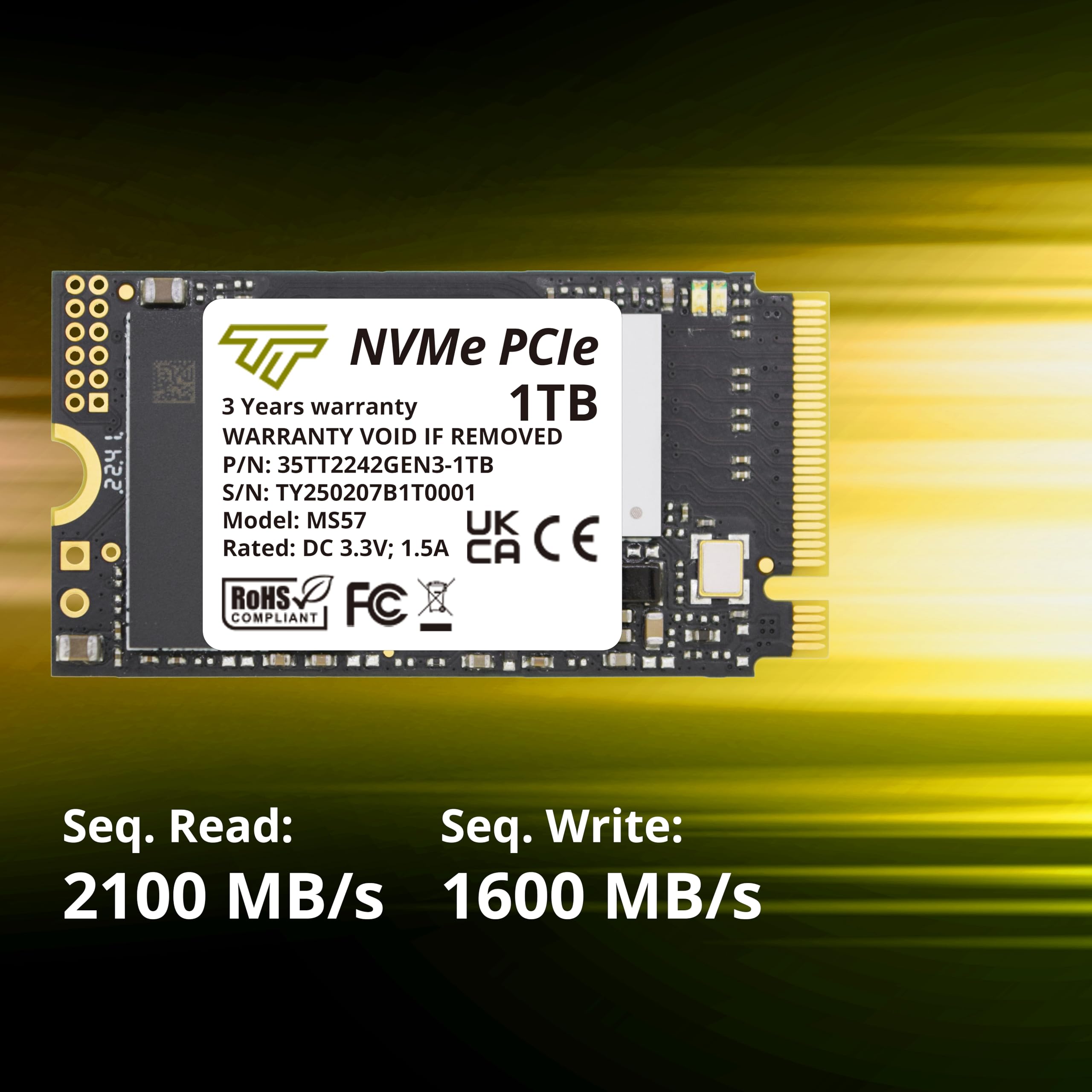 Amazon.com: Timetec 1TB M.2 2242 SSD NVMe PCIe Gen3x4 3D NAND TLC