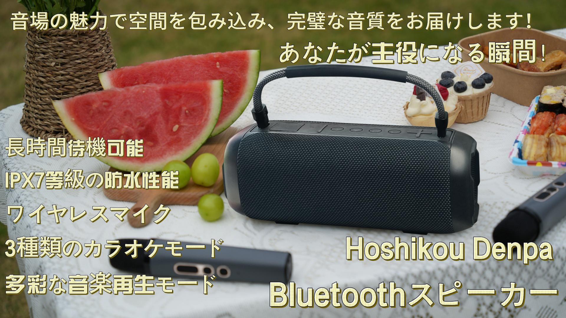 Amazon.co.jp: カラオケスピーカー Hoshikou Denpa 80W大出力