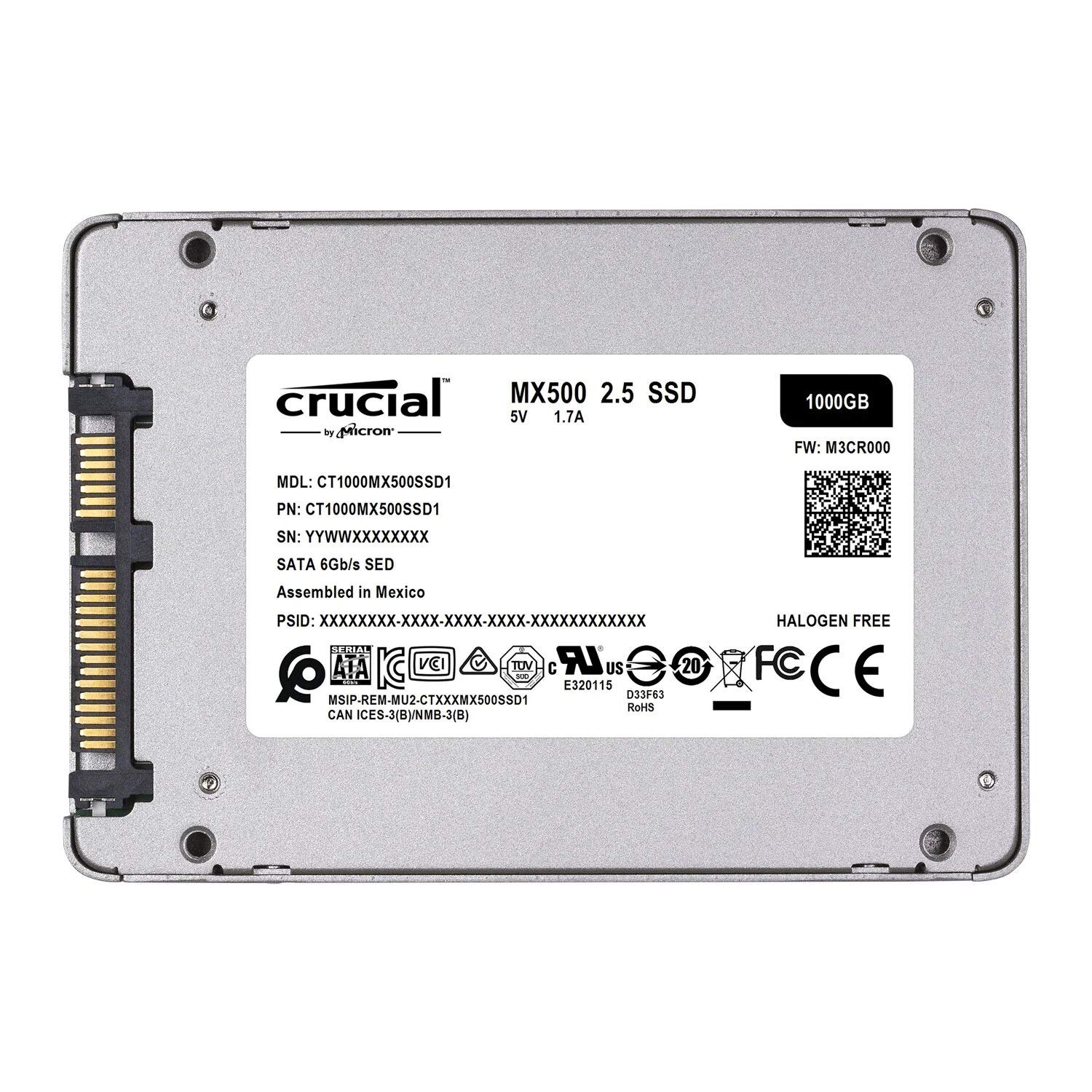 Amazon.com: Crucial MX500 1TB SATA 6Gbps 2.5