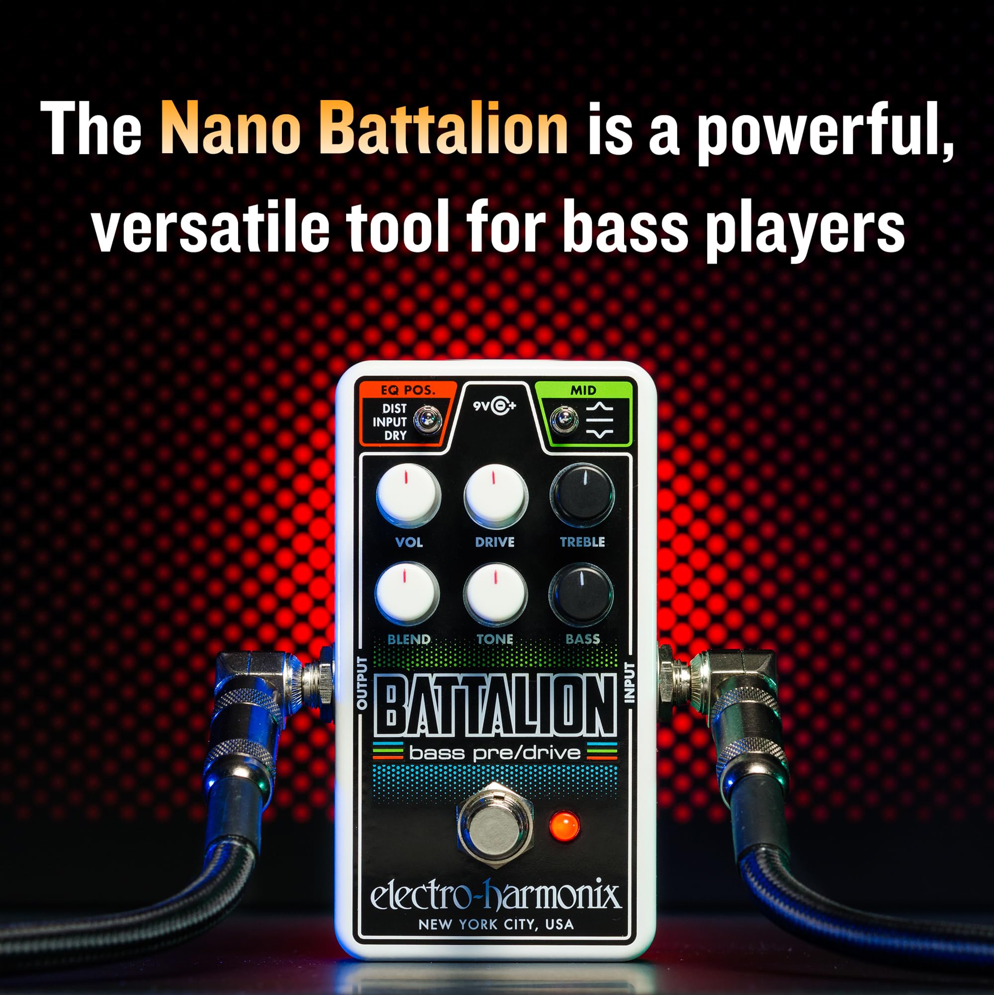 Amazon | ELECTRO-HARMONIX Nano Battalion Bass Preamp ＆ Overdrive