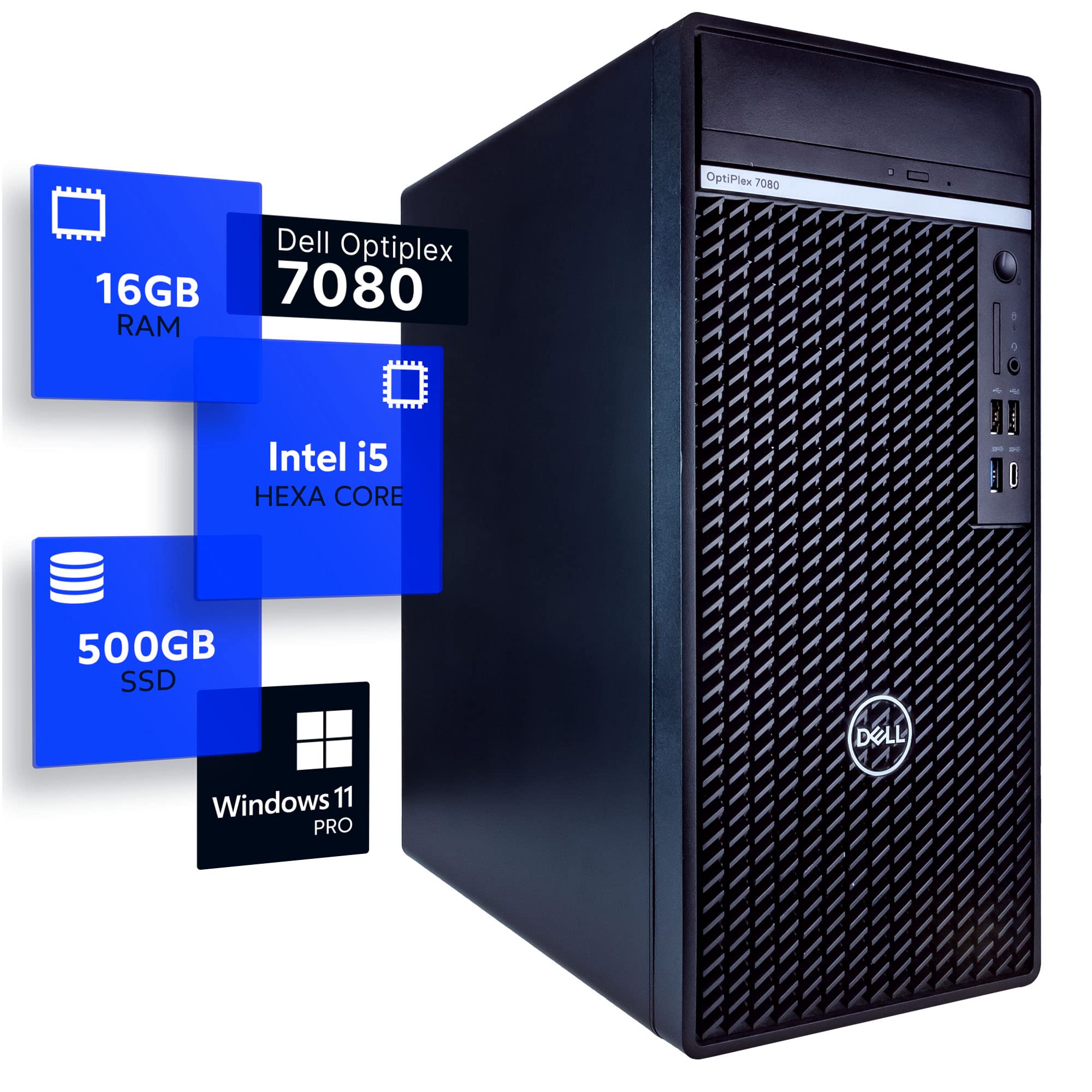 Amazon.com: Dell Optiplex 7080 Tower Desktop Computer | Hexa Core