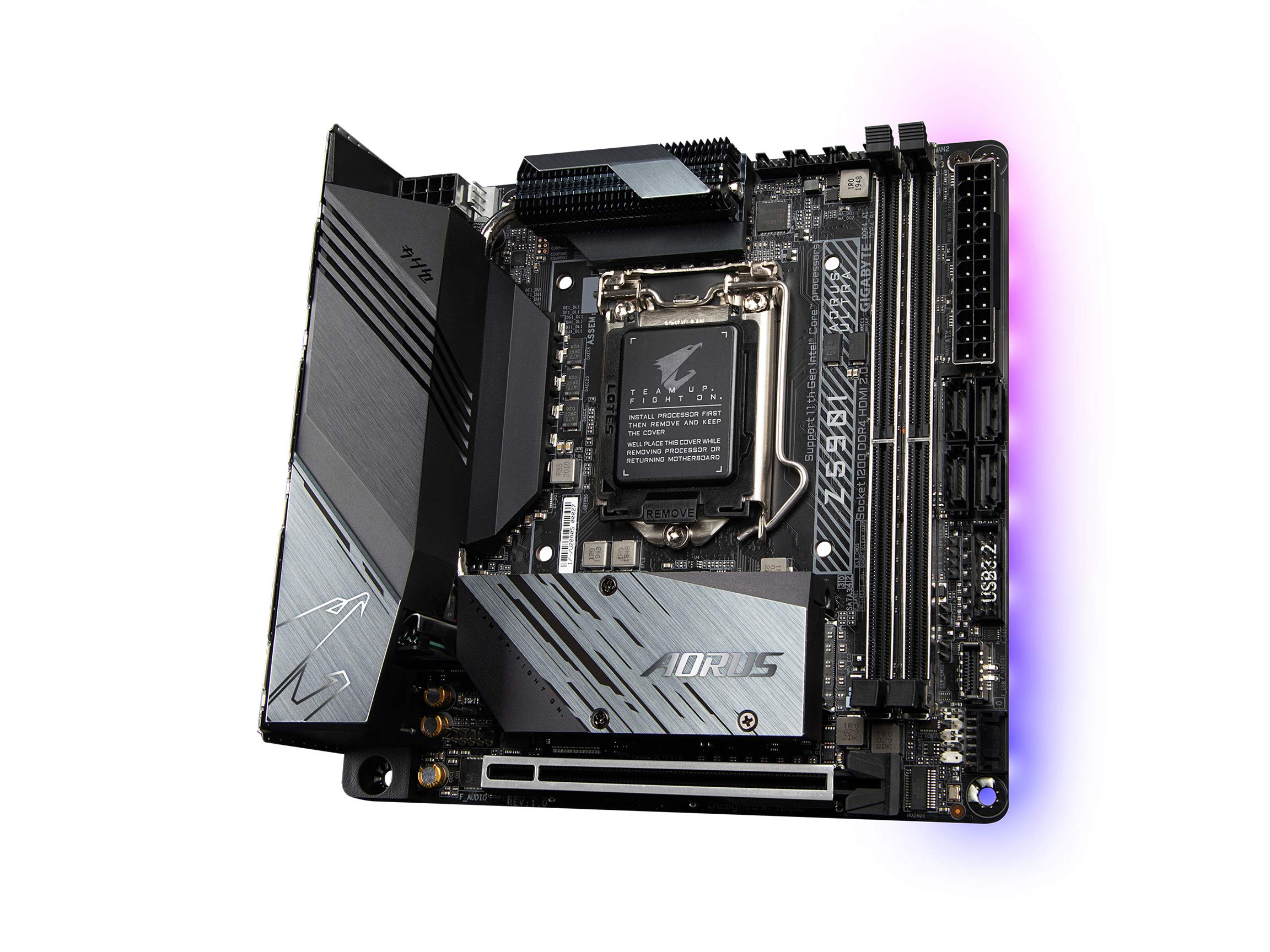 Amazon | GIGABYTE Z590I AORUS ULTRA Rev.1.0 マザーボード MiniITX