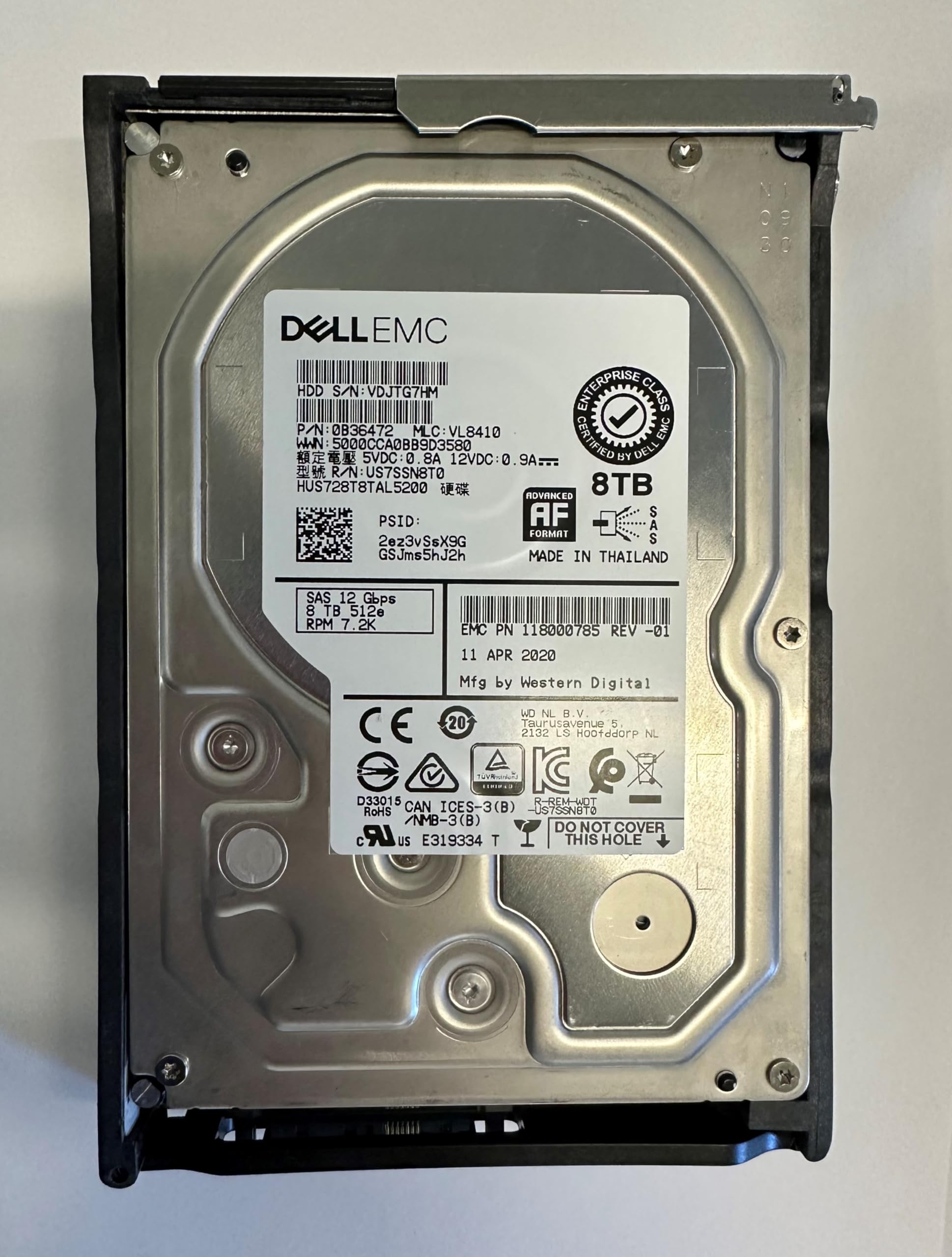 Amazon.com: H04728T8CLAR8000 Data Domain ($698 ea.) 8TB, 7200 RPM