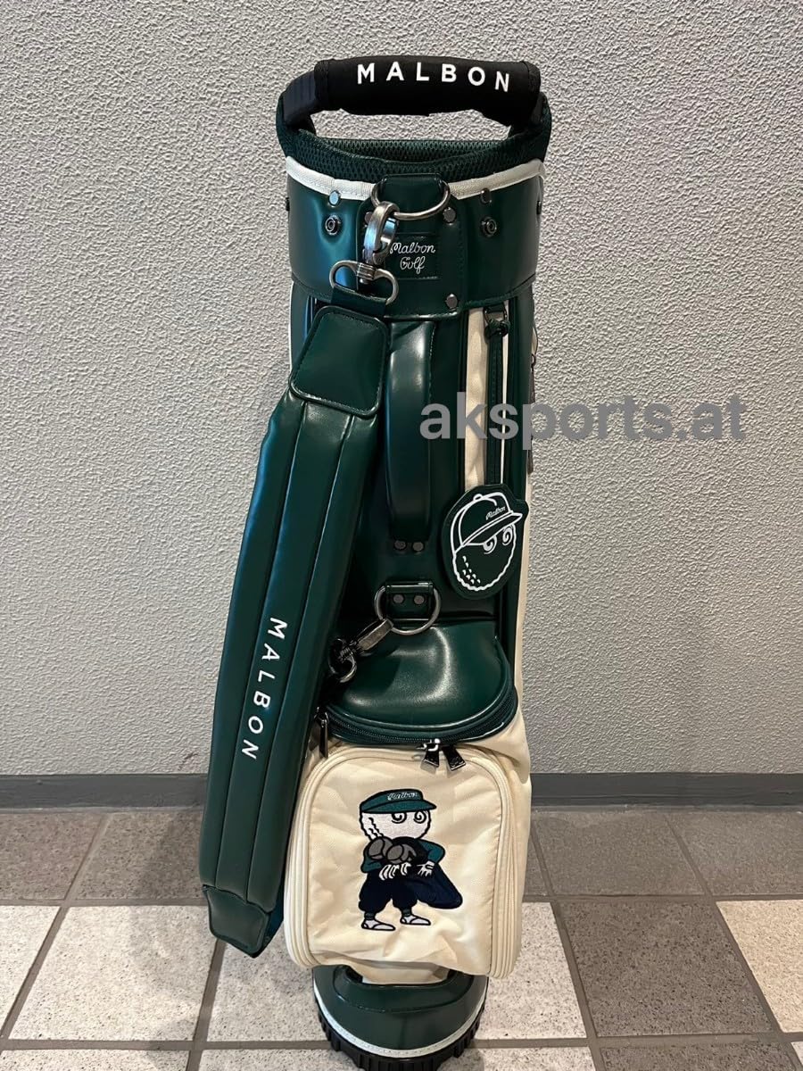 Amazon | マルボンゴルフ malbon golf キャディバッグ グリーン ※写真