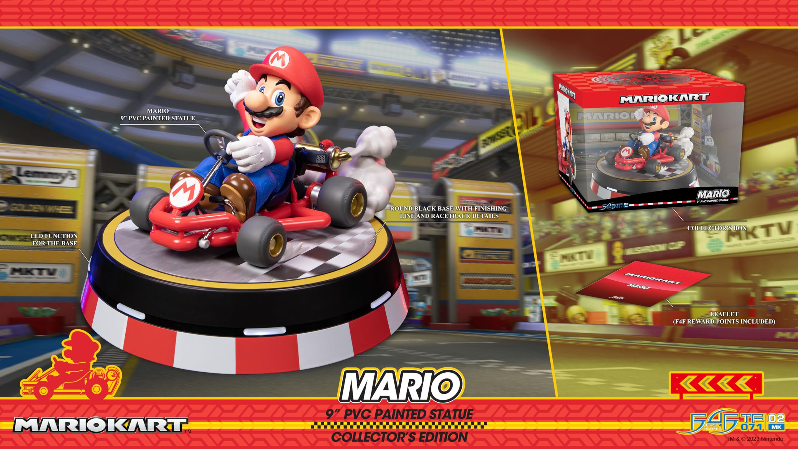 Amazon.com: First 4 Figures Mario Kart: Mario Collector's Edition