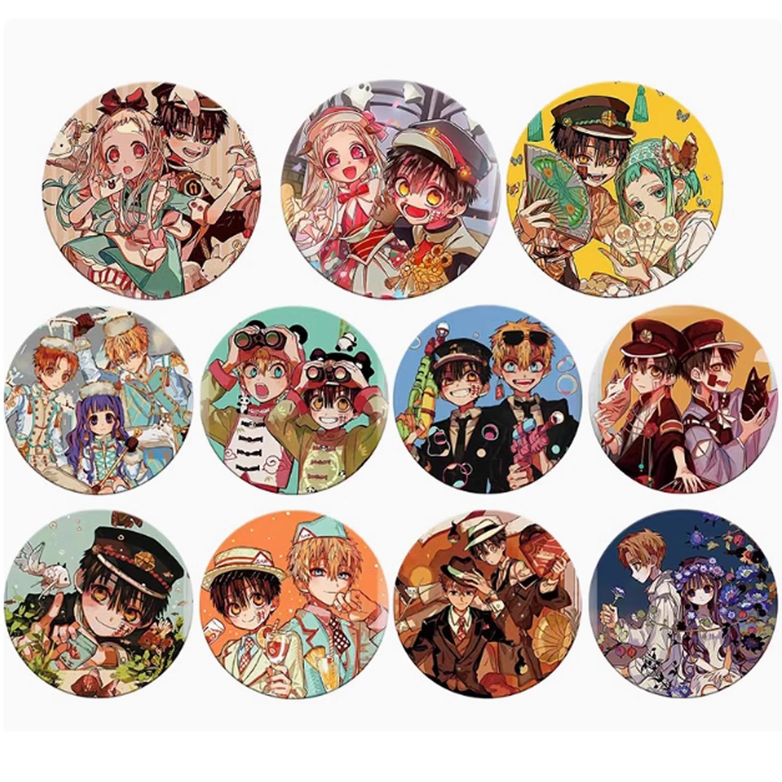 Amazon.co.jp: 地縛少年花子くん 缶バッジ 八尋寧々 花子くん 源光 11