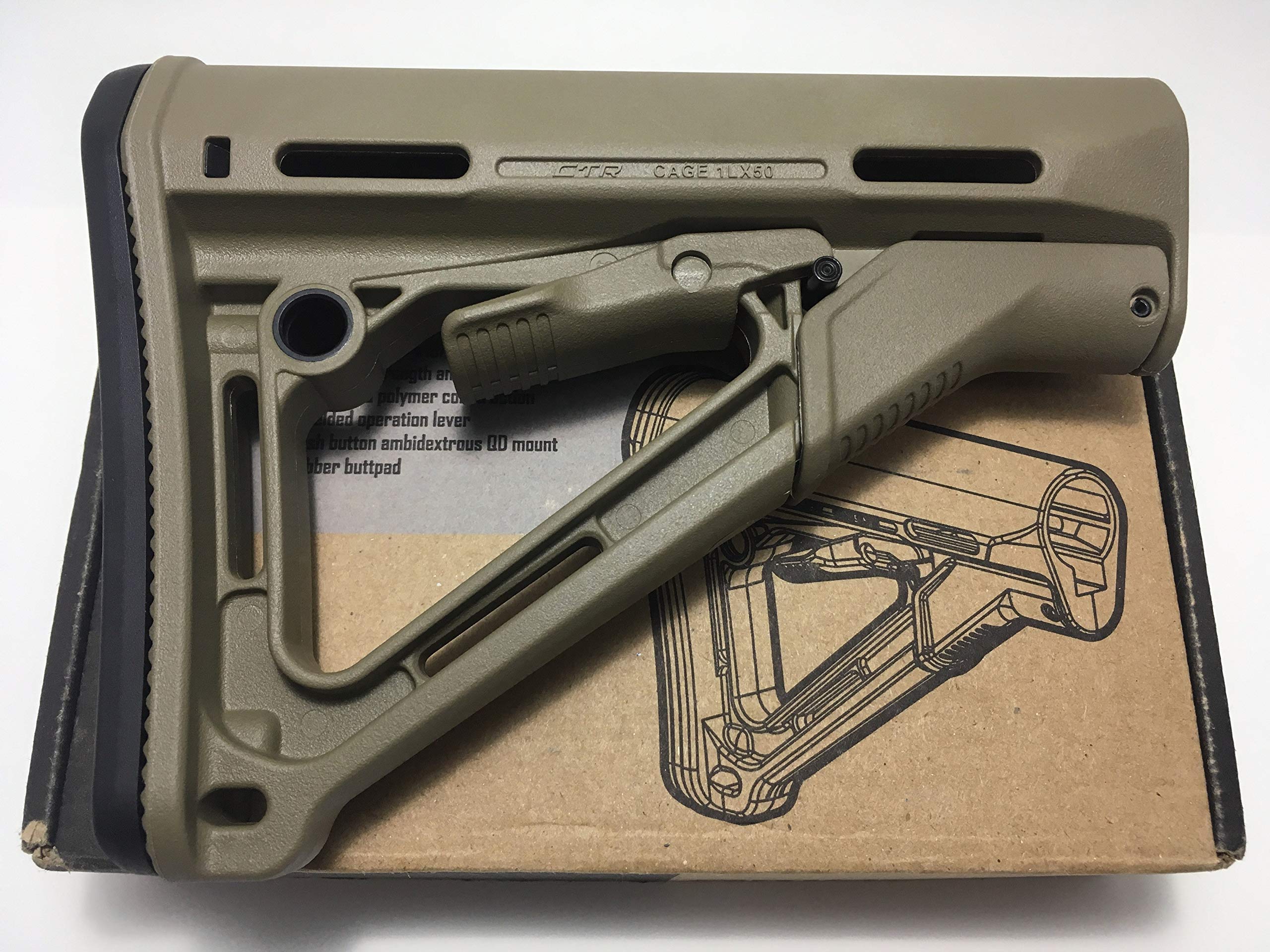 Amazon.co.jp: MAGPUL - CTR Stock Mil-Spec (FDE) M-4 AR-15 : Hobbies