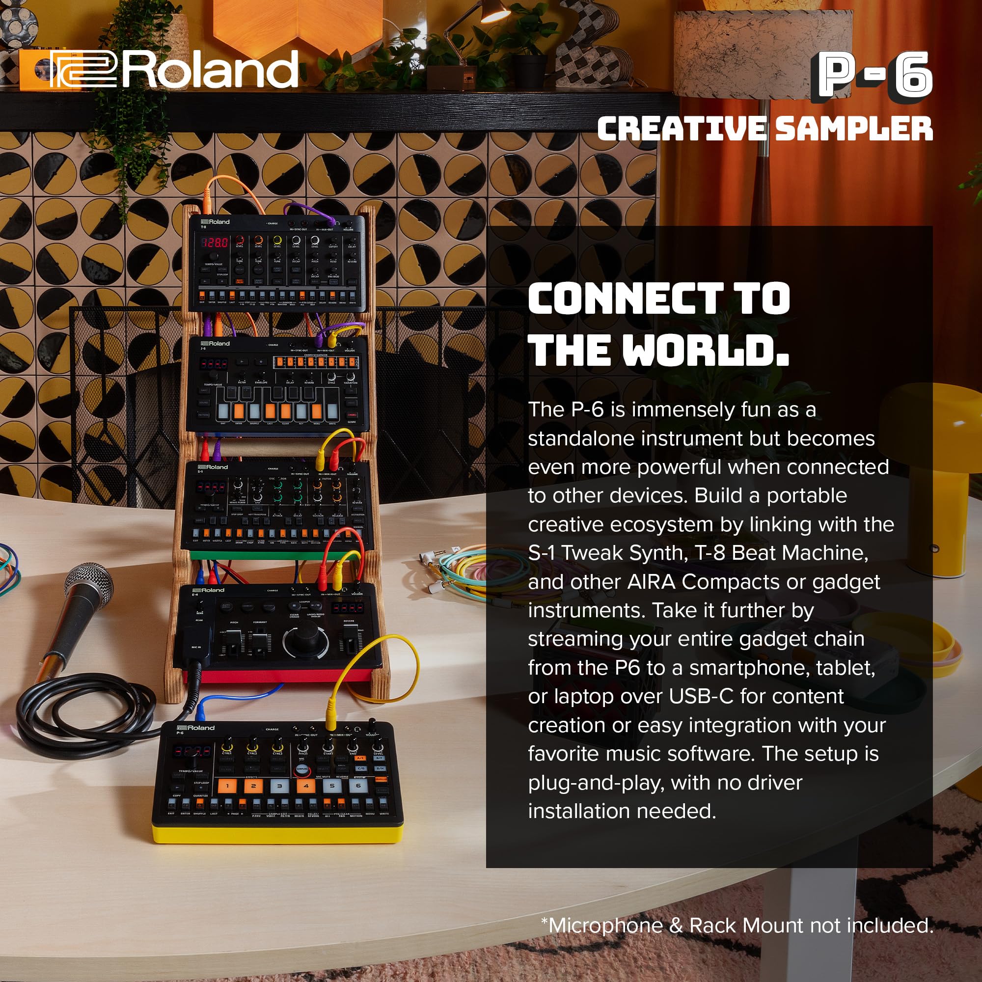 Amazon.com: Roland AIRA Compact P-6 Creative Sampler | Granular