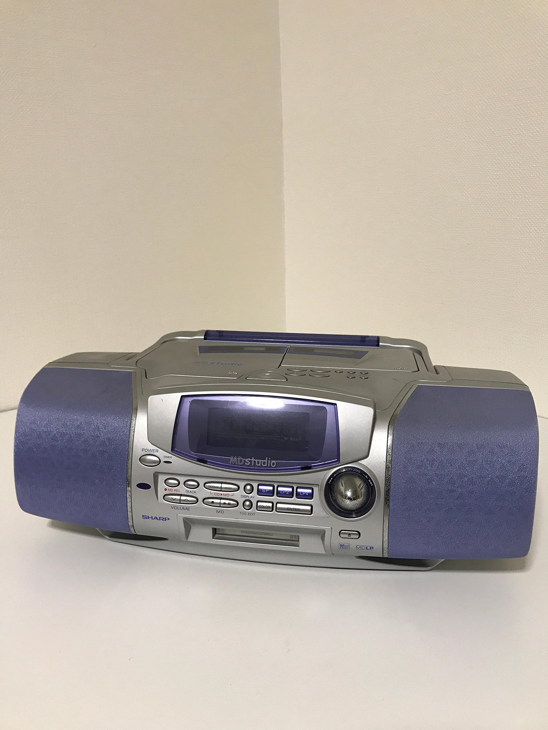 Amazon.co.jp: SHARP シャープ MD-F150-A ブルー MD/CDシステム（CD/MD