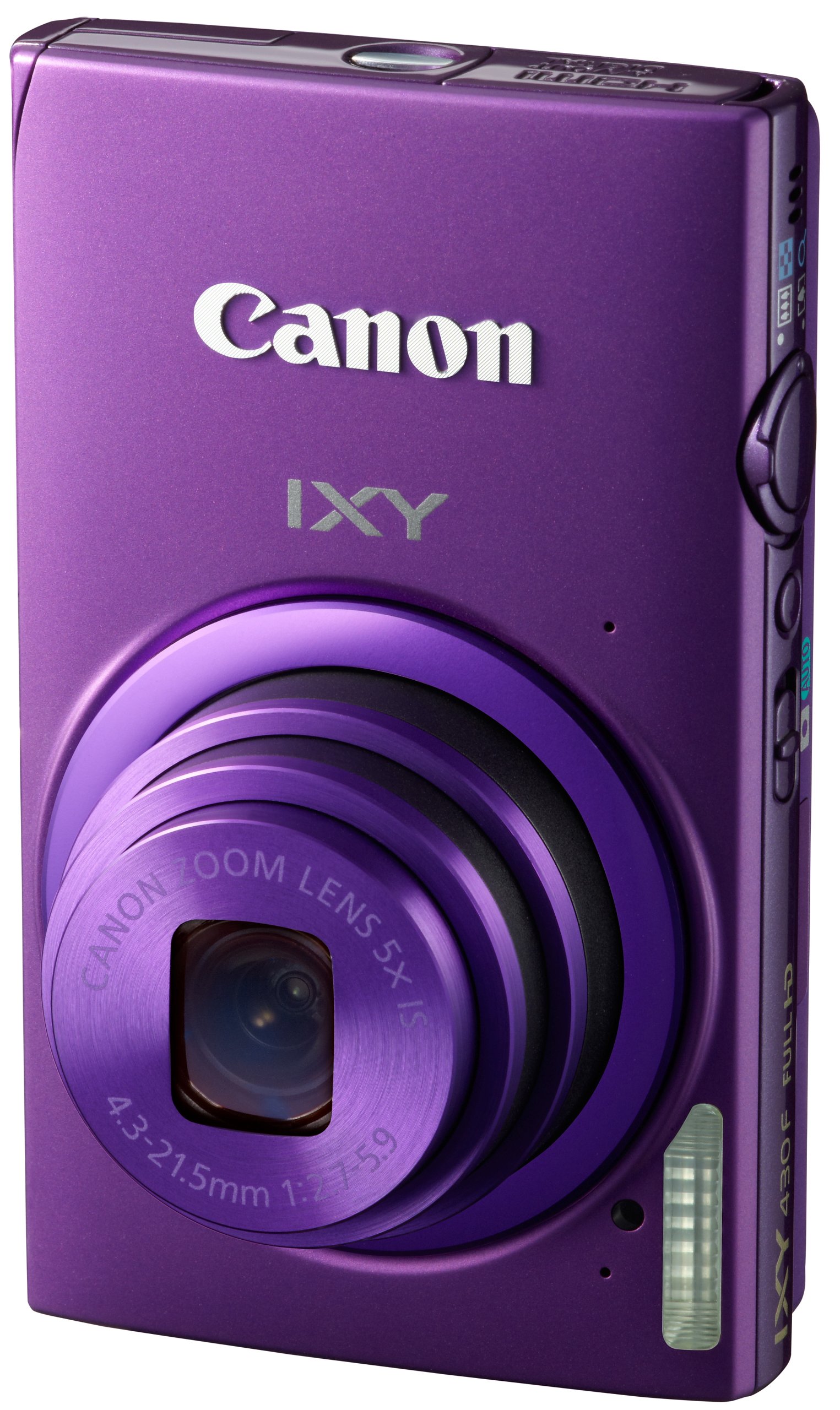 Amazon | Canon デジタルカメラ IXY 430F パープル 1600万画素 光学5倍