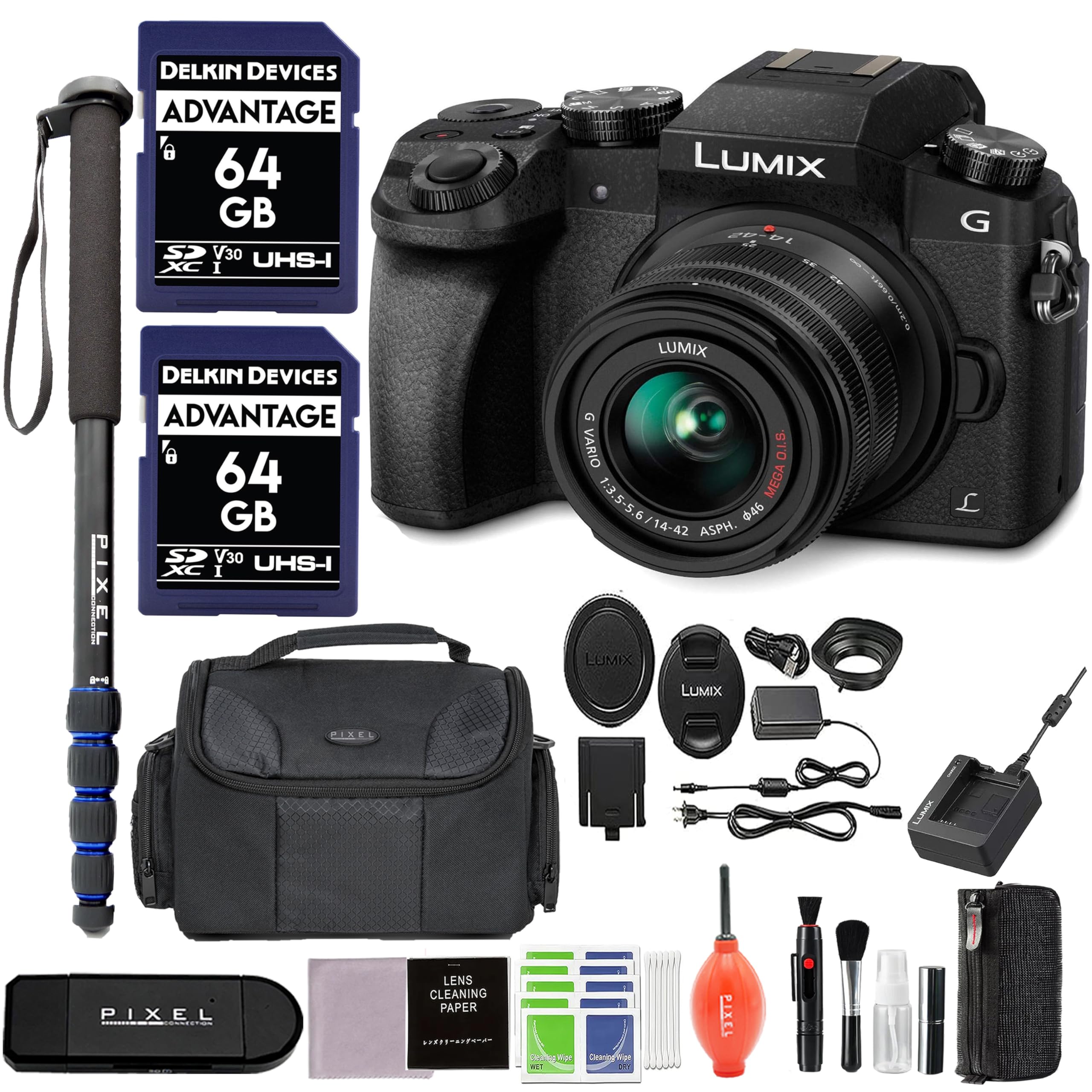 Amazon.com : Panasonic LUMIX G7 4K Digital Camera, with LUMIX G