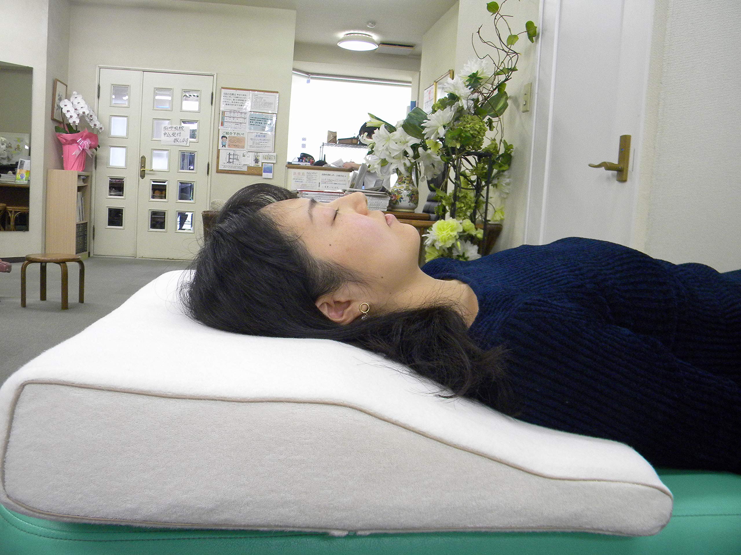 Amazon｜【脳呼吸枕】 脳脊髄液調整法 宮野博隆 実用新案取得済み｜枕