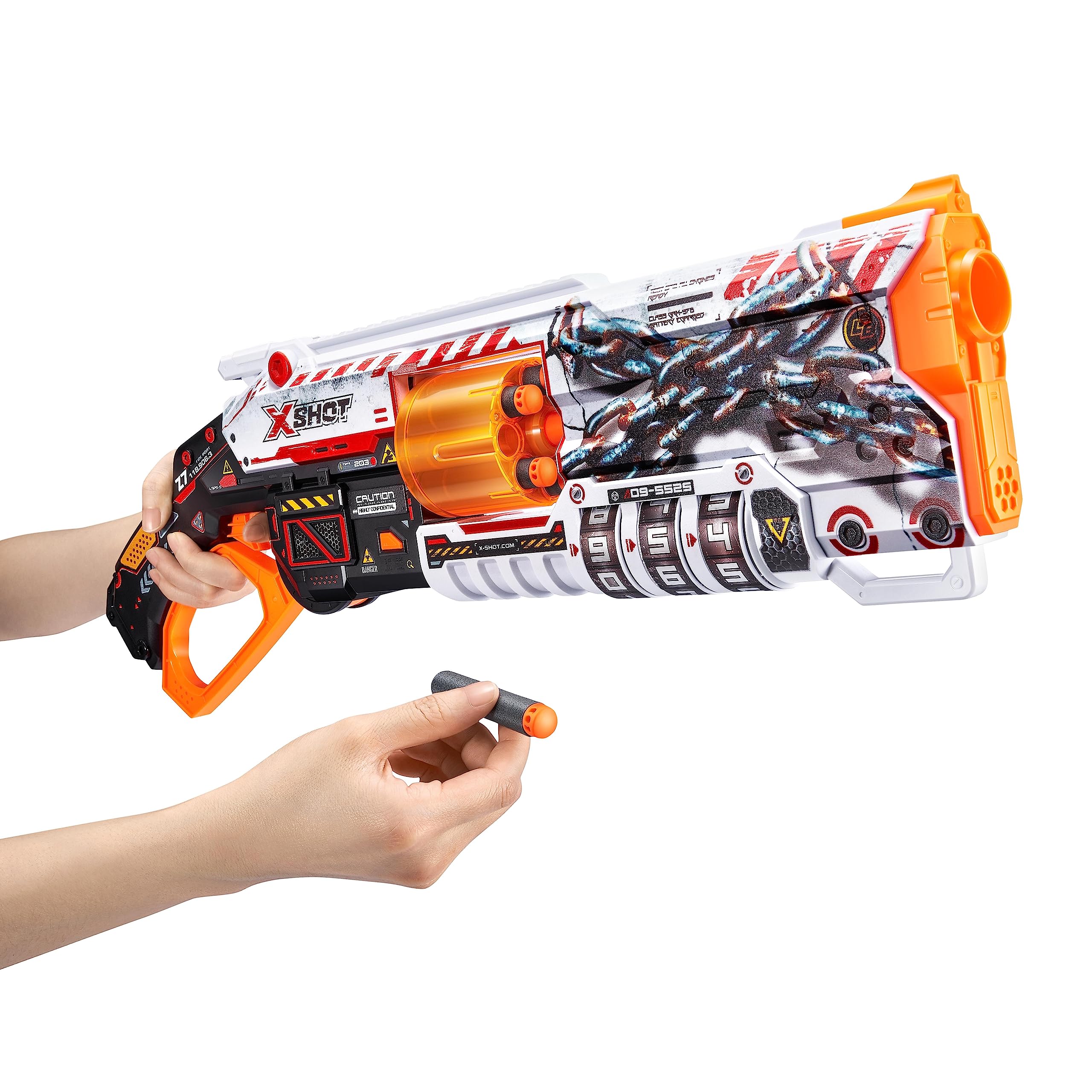 Amazon.com: XShot Skins S1 Lock Blaster with 16 Darts Air Pocket