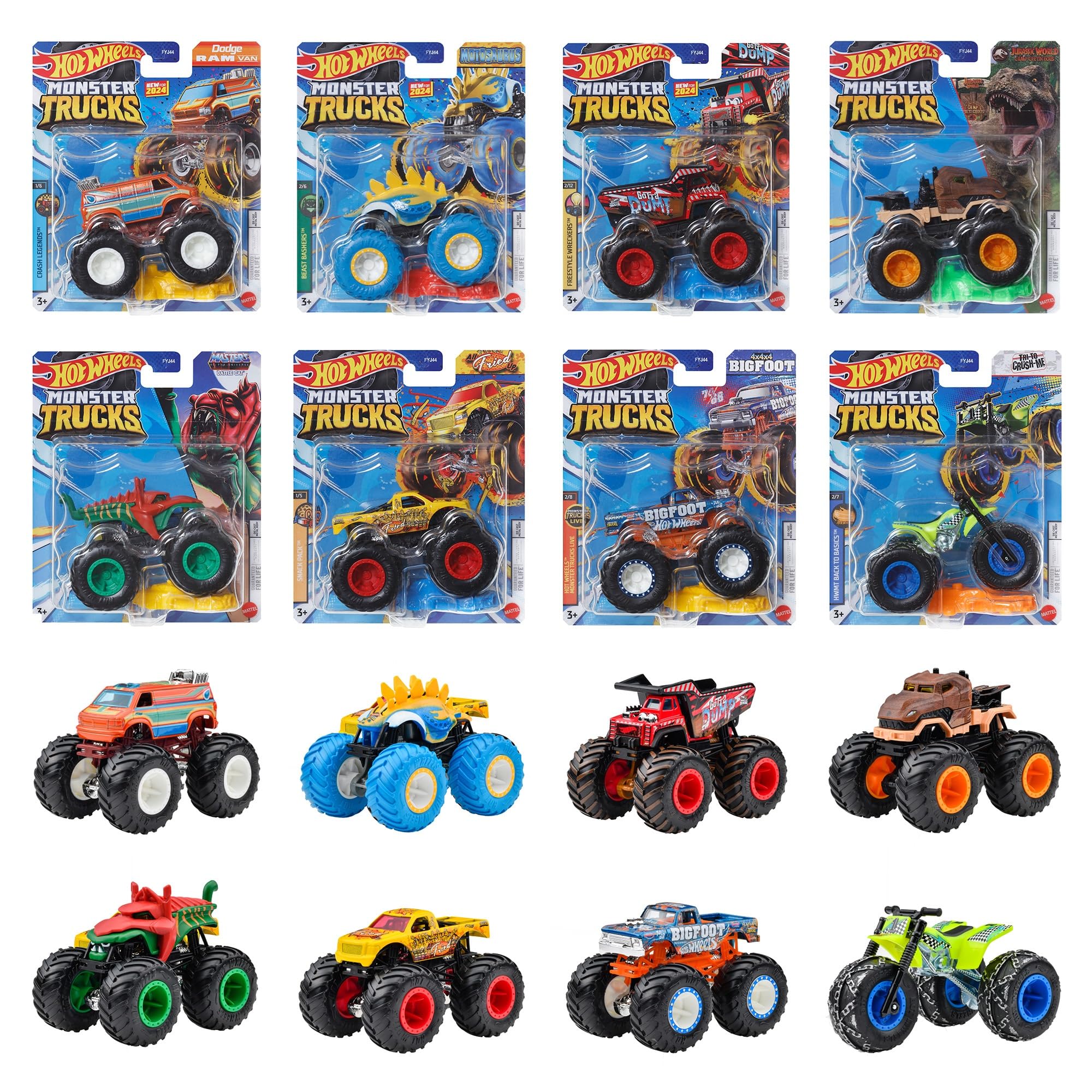 Amazon | ホットウィール(Hot Wheels) モンスタートラック 1:64
