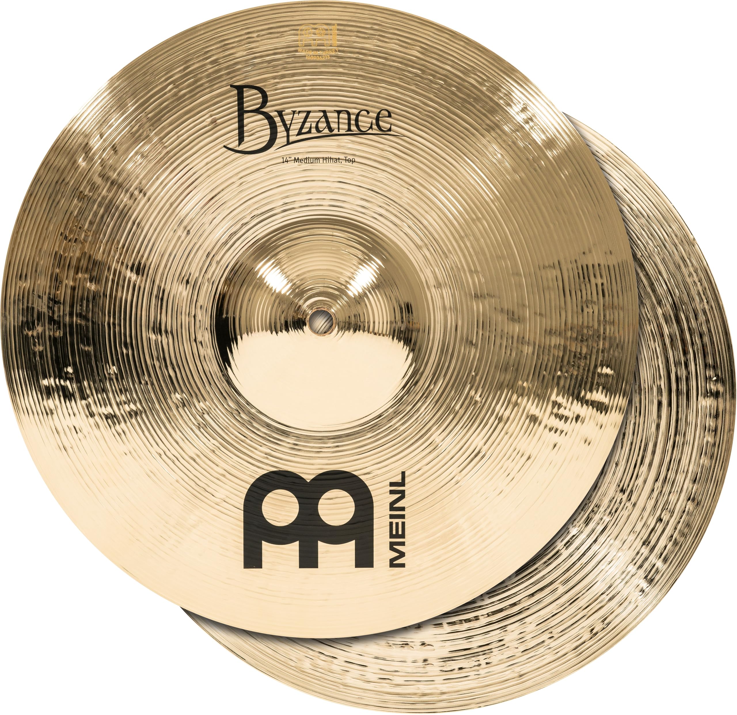 Amazon.com: Meinl Cymbals B14MH-B Byzance 14-Inch Brilliant Medium
