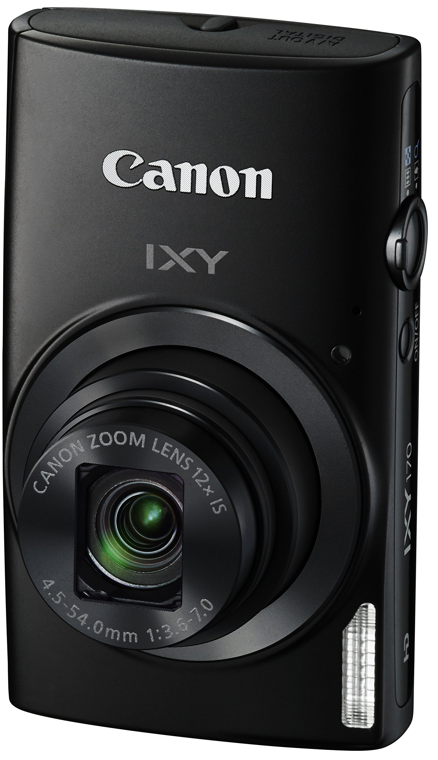 Amazon | Canon デジタルカメラ IXY 170 ブラック 光学12倍ズーム