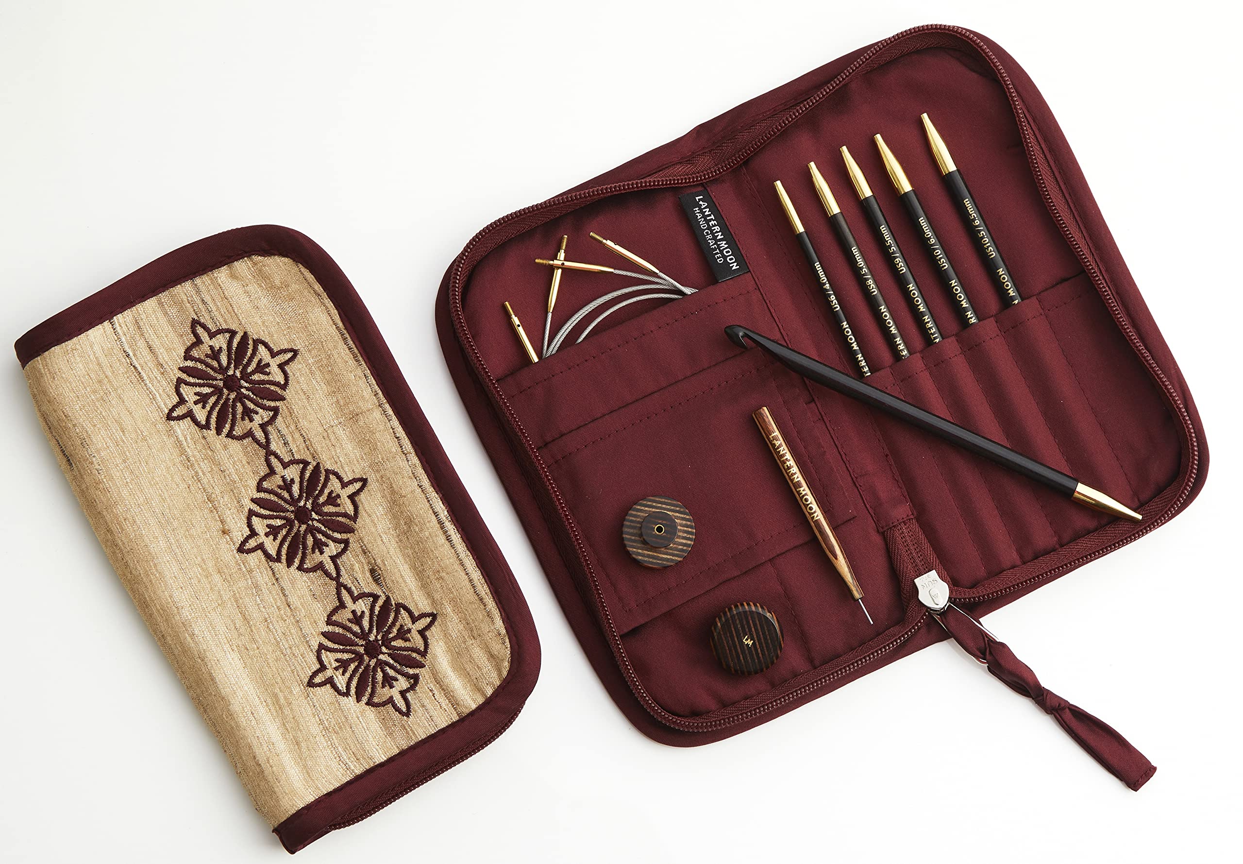 Amazon.com: Lantern Moon Bequest Tunisian Crochet Hook Set | 6 US