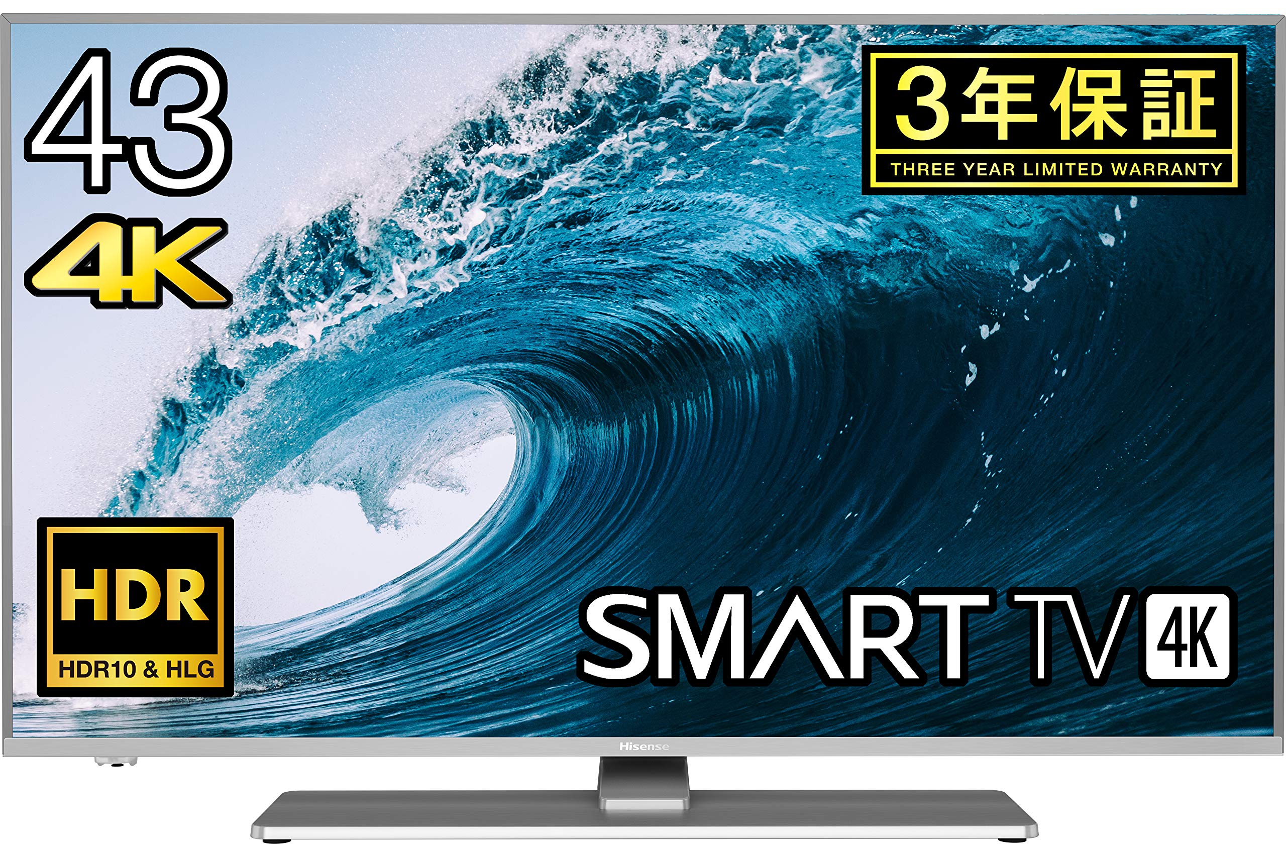 Amazon | ハイセンス Hisense 43V型 液晶 テレビ 43A6500 4K HDR対応