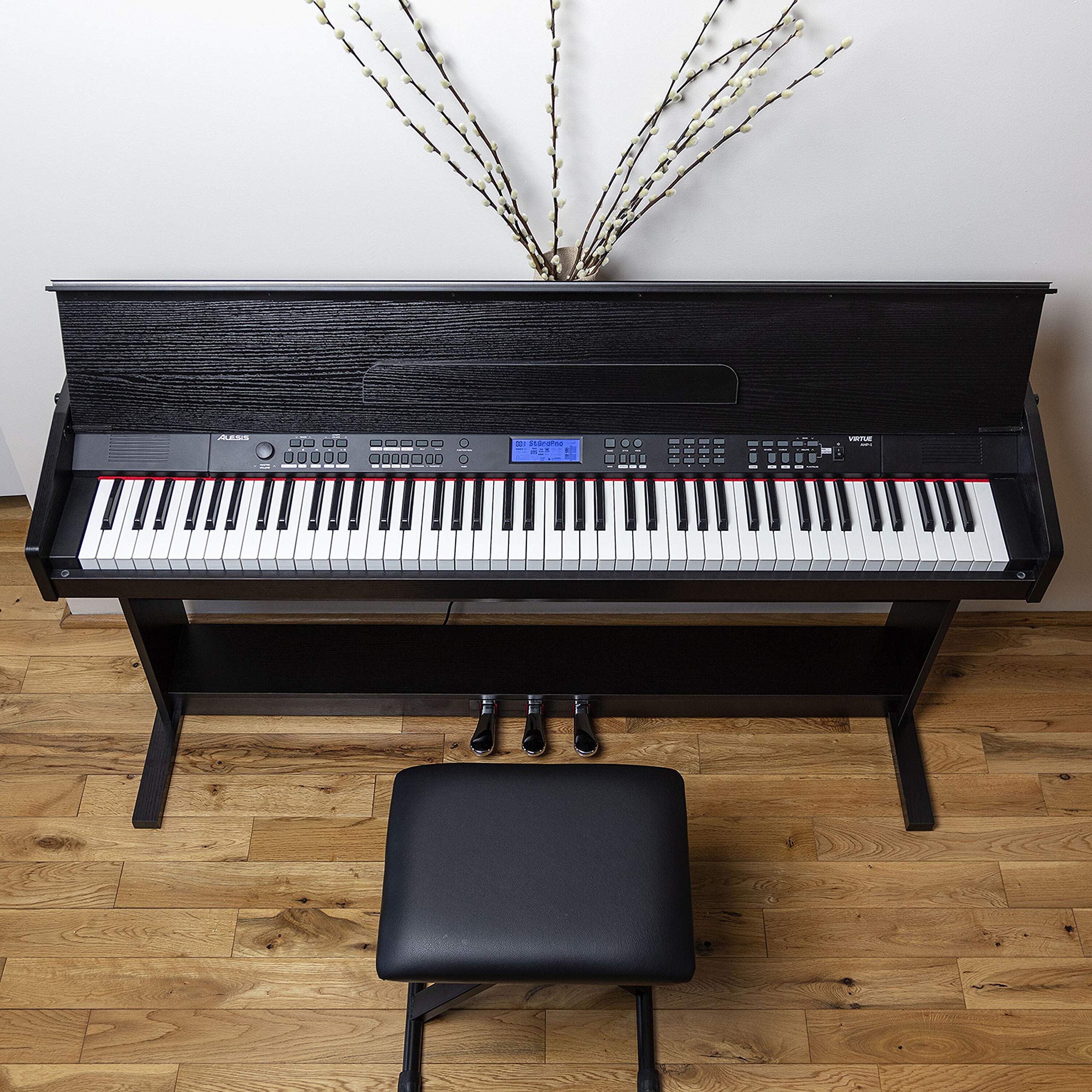 Amazon | Alesis 電子ピアノ 88鍵盤 アップライト型 ベロシティ