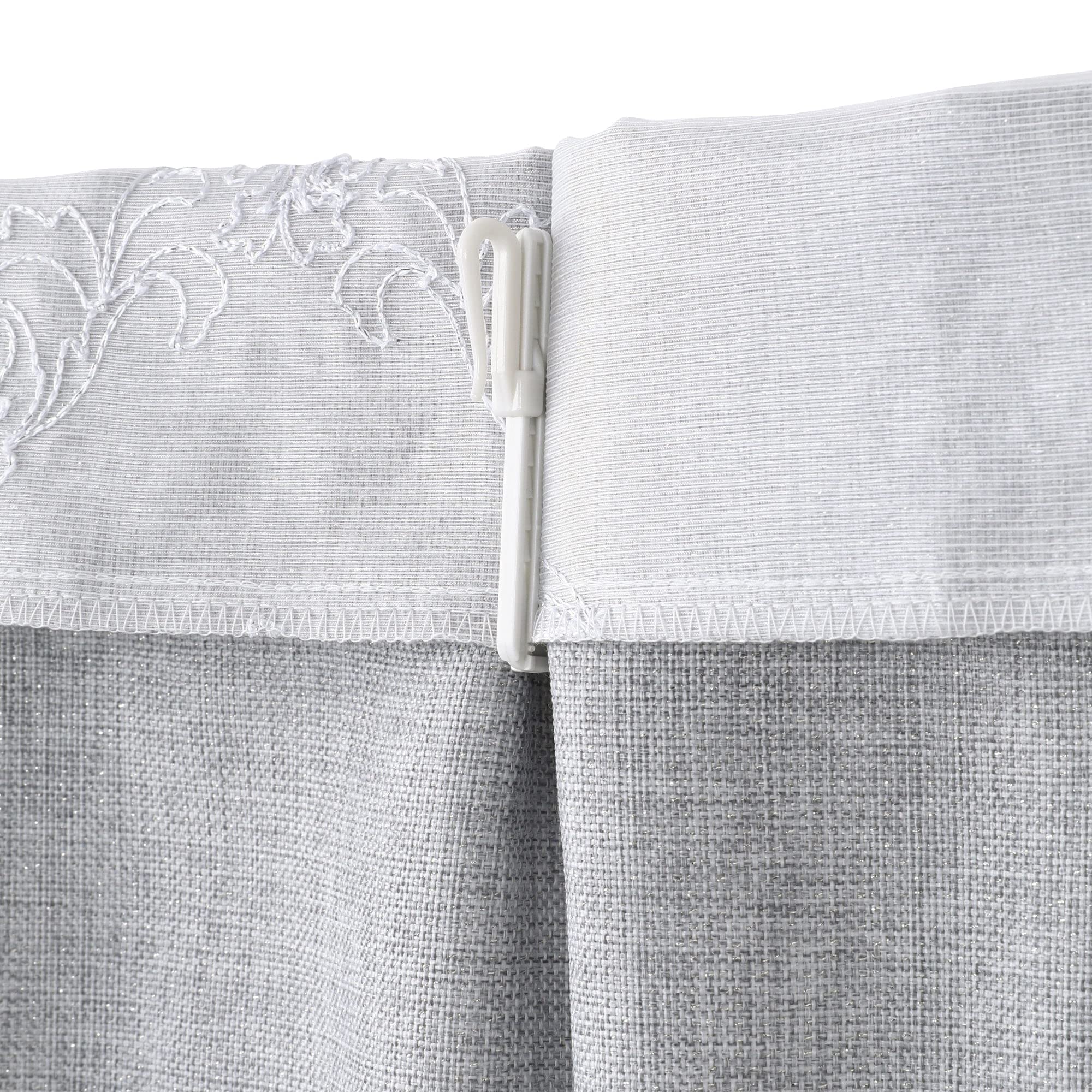 Amazon｜Francfranc フランフラン ラメ×リマニフィ ダブルカーテン