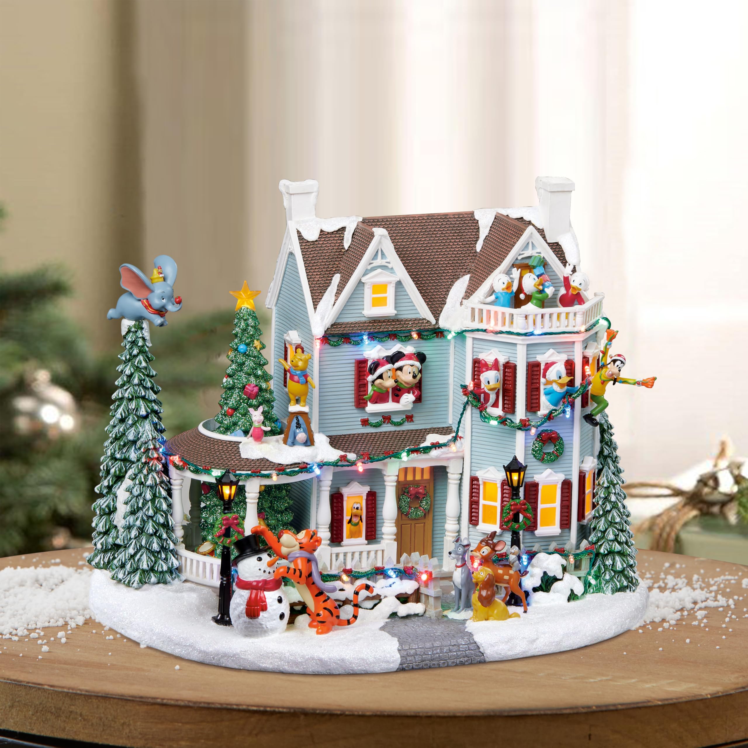 Amazon.com: Animated Disney Christmas House 12”H Moments In Time