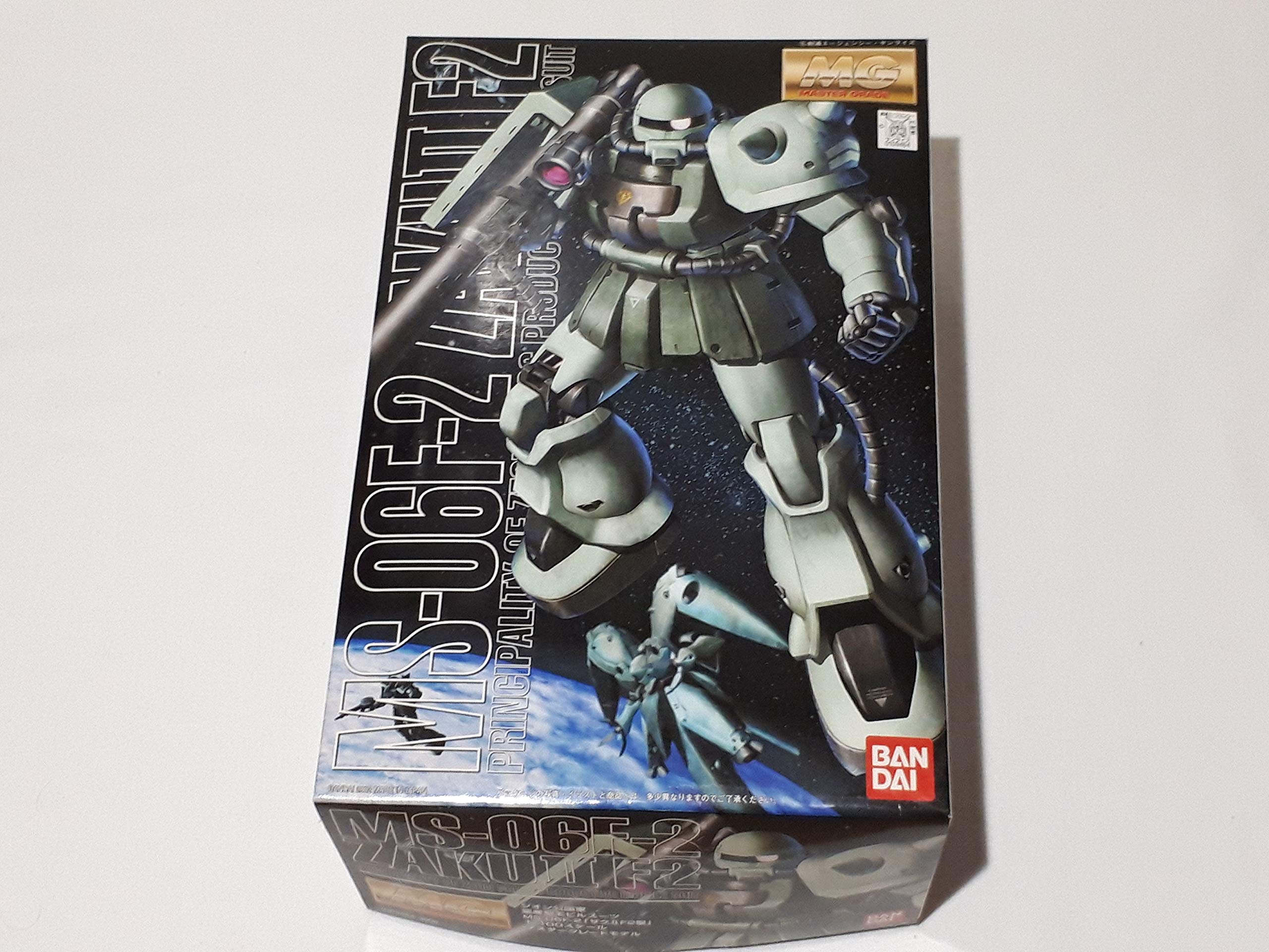 Amazon.com: MG 1/100 MS-06F-2 Zaku II F2 Model Kit : Arts, Crafts