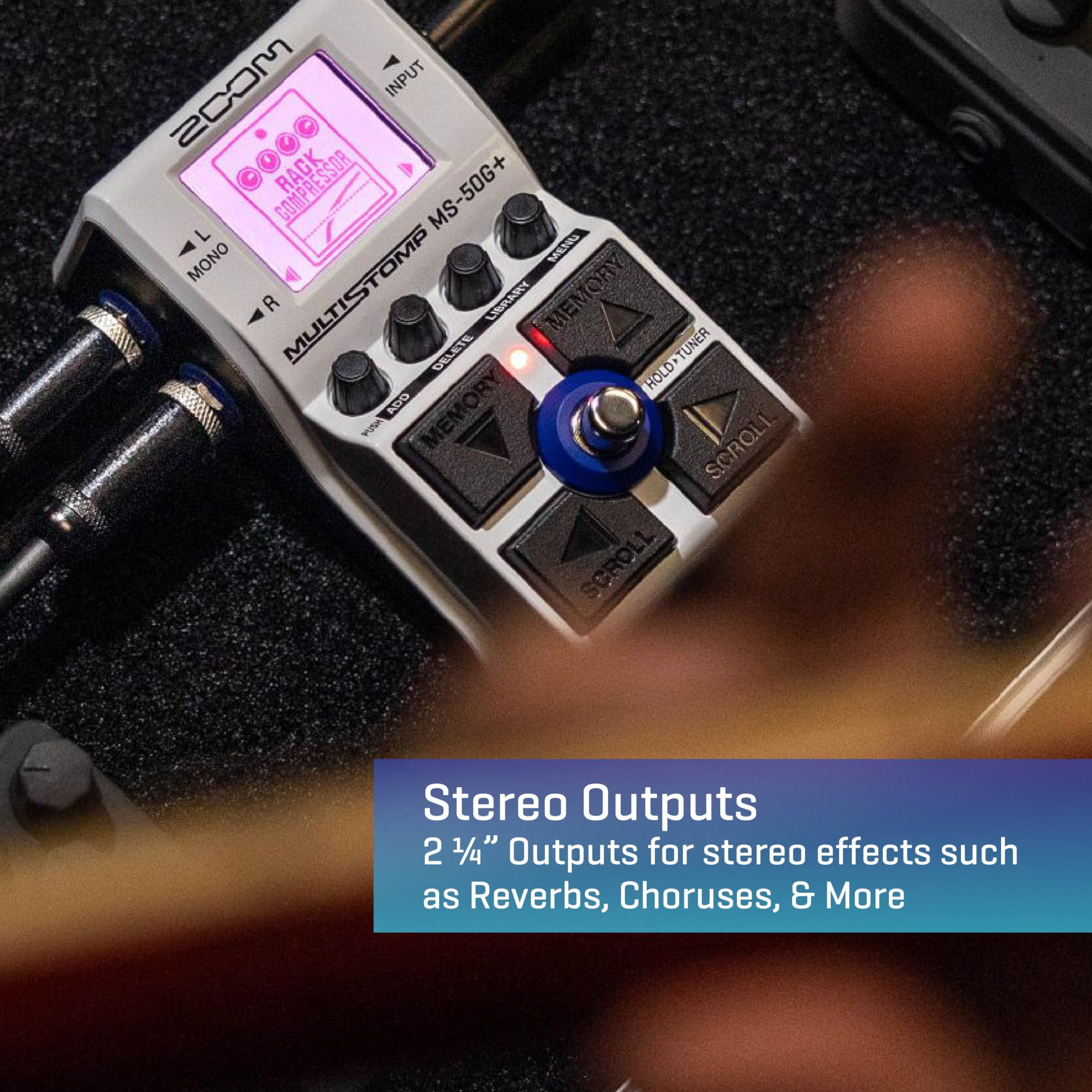 Amazon.com: Zoom MS-50G+ MultiStomp Guitar Effects Pedal, Single