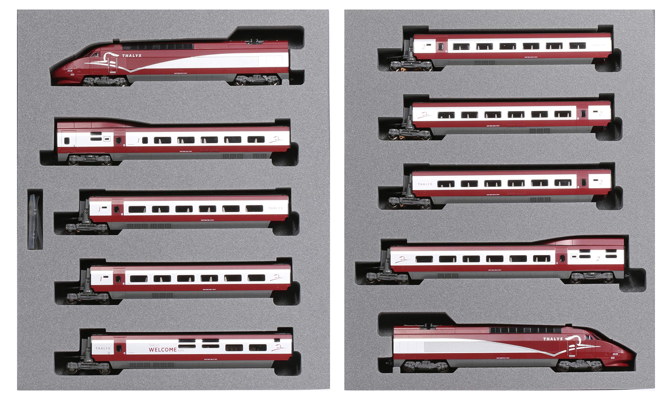 Amazon | KATO Nゲージ Thalys タリス PBA 新塗装 10両セット 10-1657