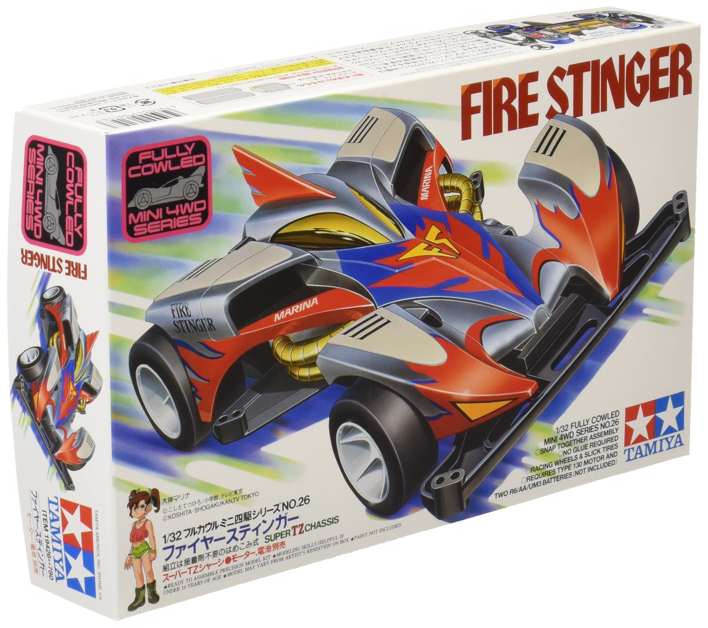 Amazon.co.jp: タミヤ フルカウルミニ四駆シリーズ No.26 ファイヤー