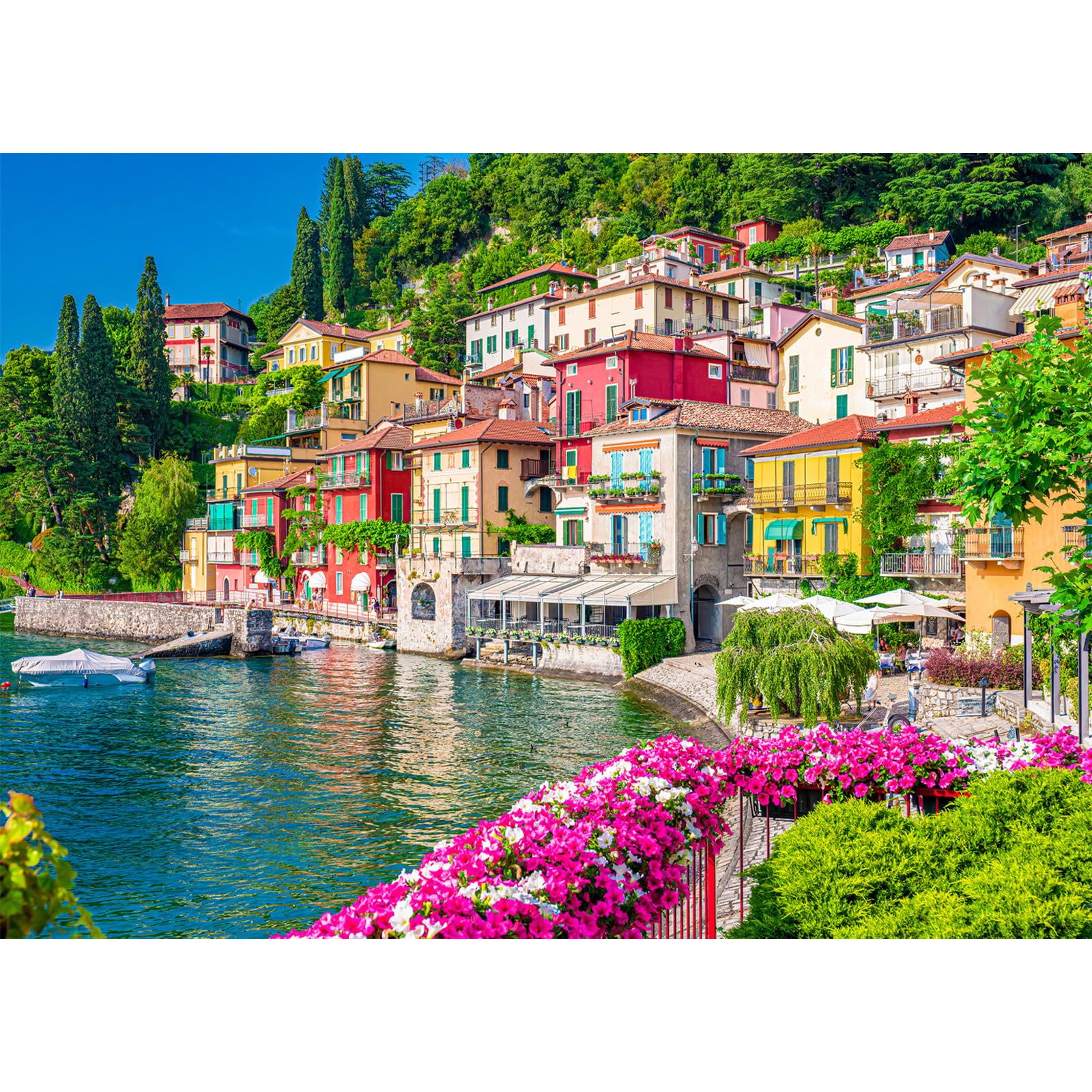 Amazon.com: 500 Piece Jigsaw Puzzle for Adults -Lake Como Scenery