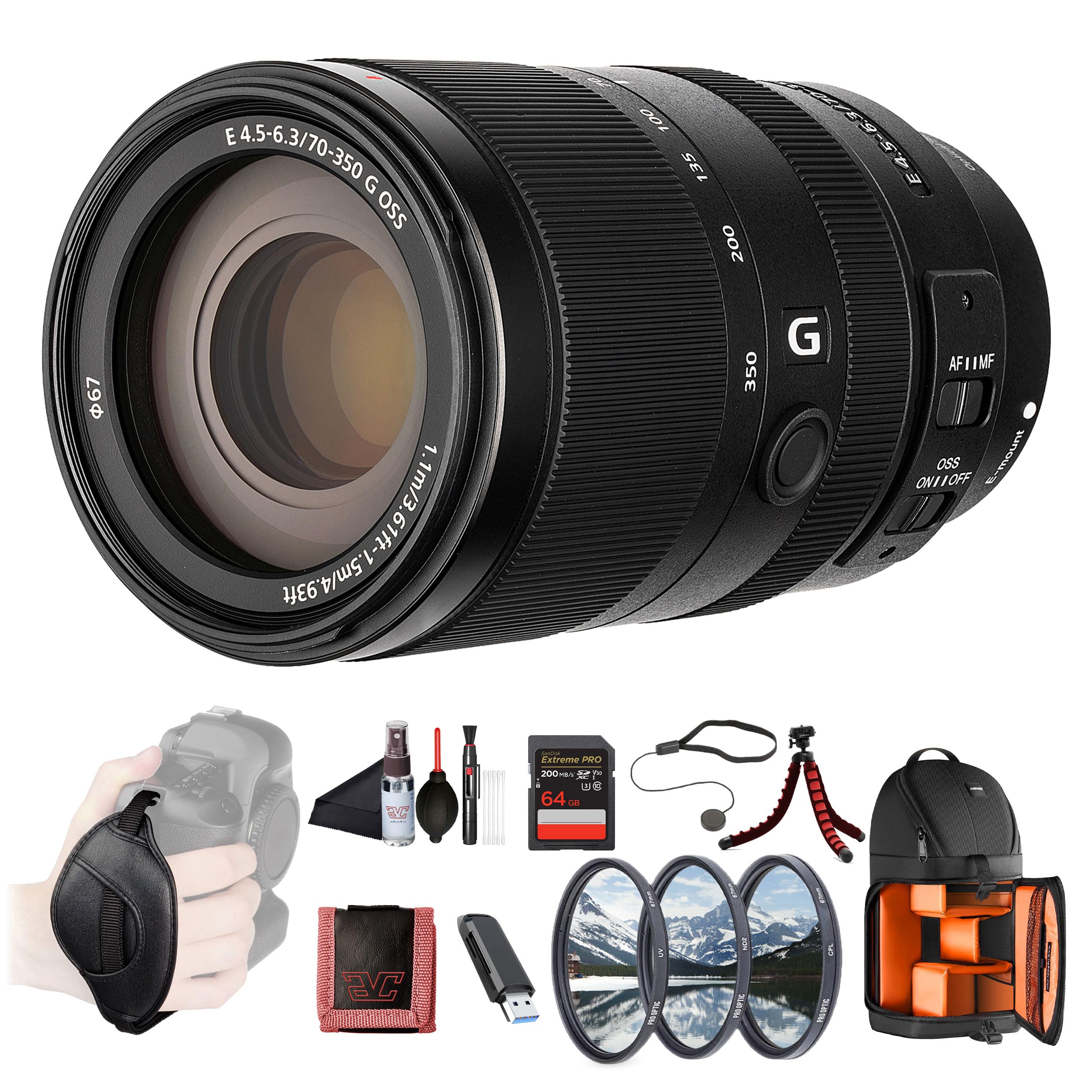 Amazon.com : Sony E 70–350mm F4.5–6.3 G OSS Super-Telephoto Zoom